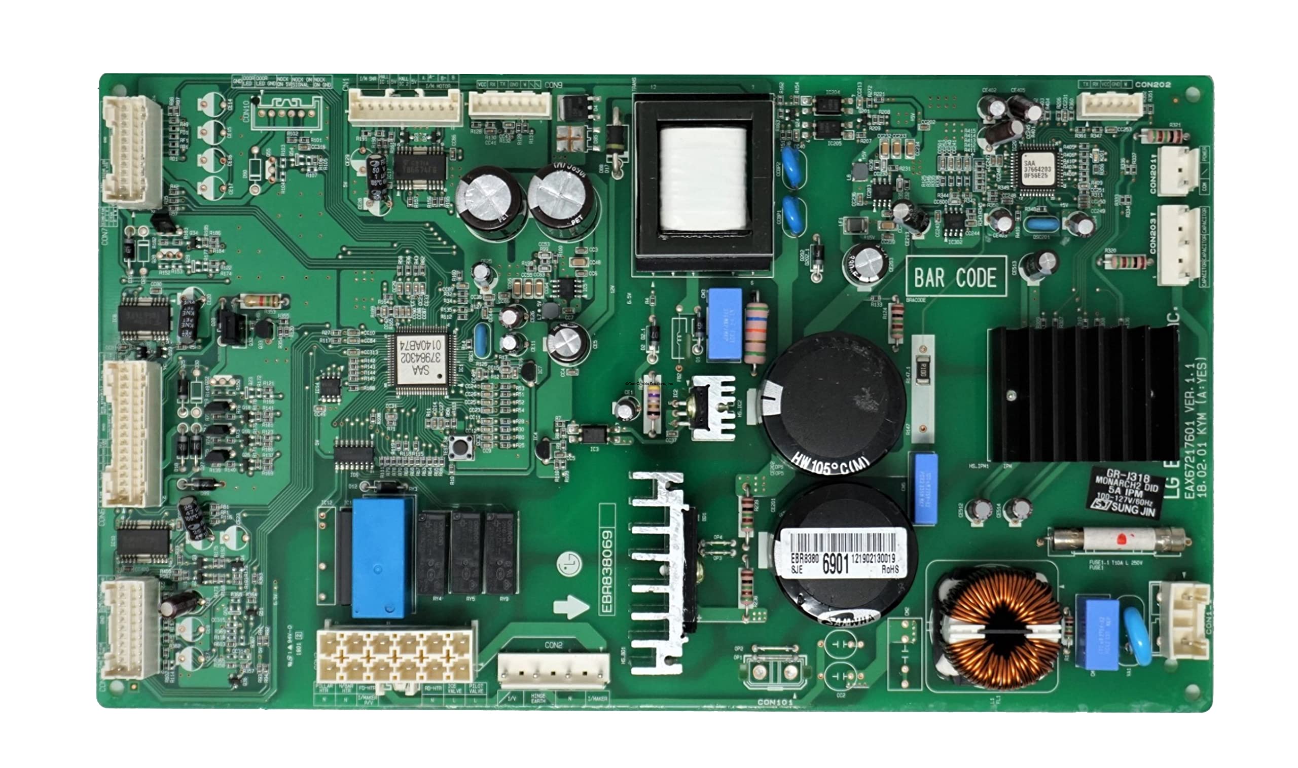 CoreCentric Remanufactured LG EBR83806901 Refrigerator Control Board Replacement - Compatible with LG Refrigerators, DIY Repair Solution for Home Appliance Maintenance