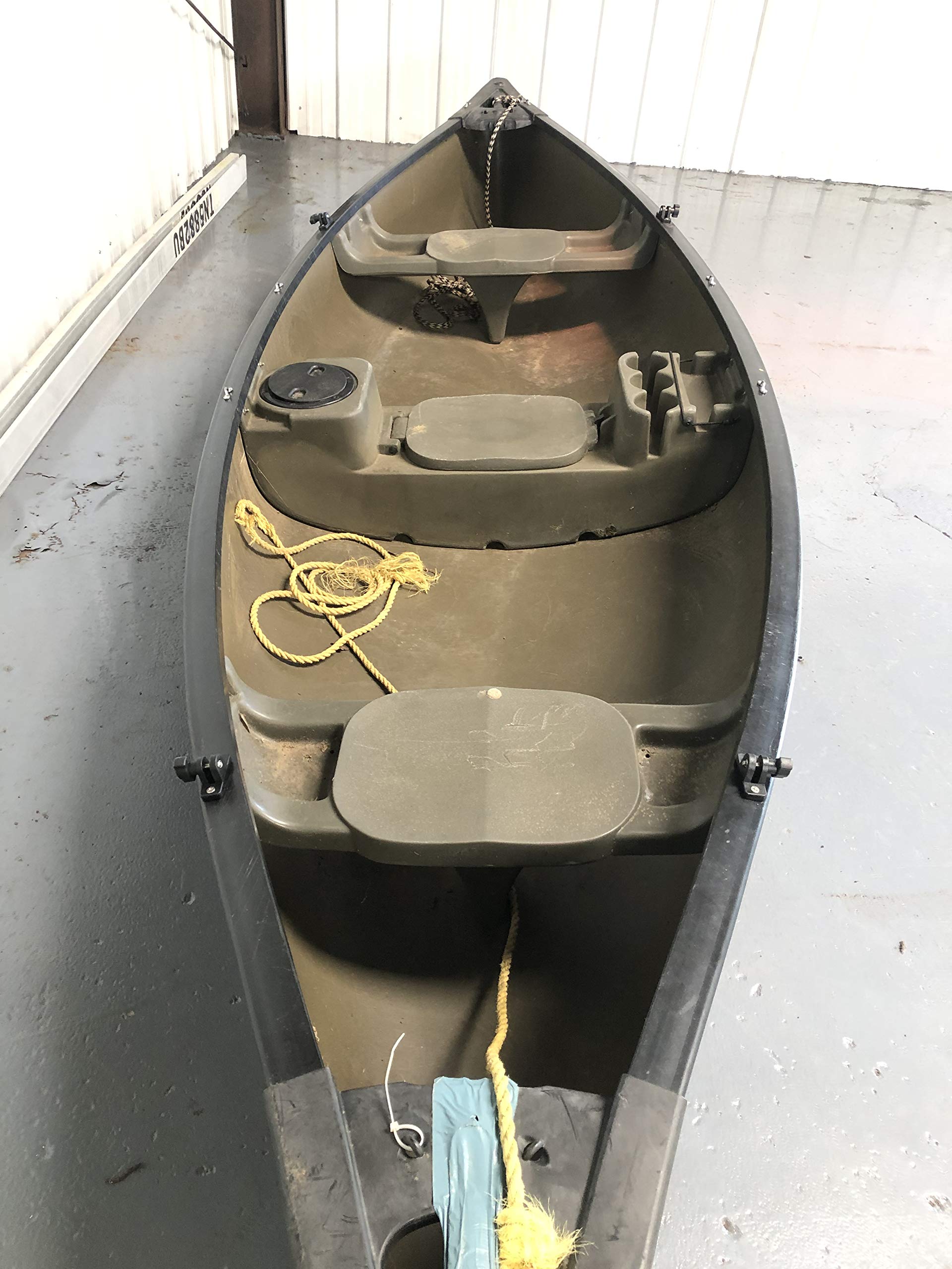 16' 17' 18' Waterproof Canoe Kayak Cover - Heavy Duty UV Protection Boat Storage Cover by Cypress Rowe Outfitters - Perfect for Outdoor Storage, Dock Protection & Winter Boat Covering
