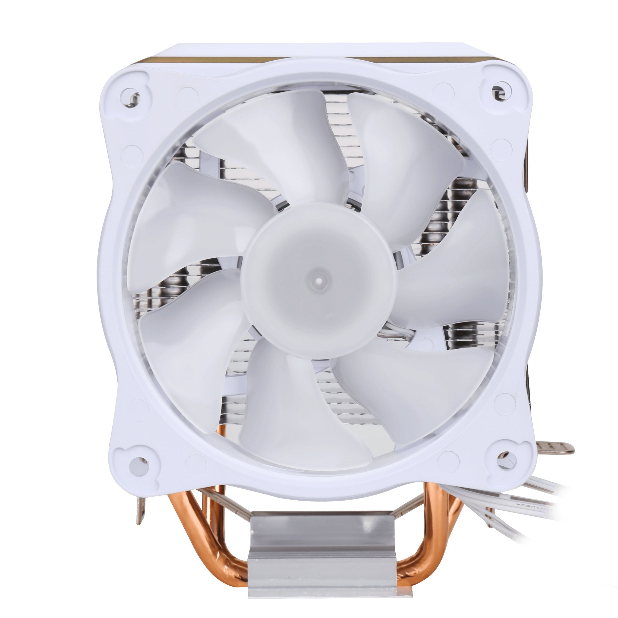 SAMA KA200DW RGB CPU Air Cooler - White, Compatible with Intel LGA 775/1150/1151/1155/1156/1200/1366/1700 Sockets - Perfect for Gaming PC Builds & Desktop Computer Cooling