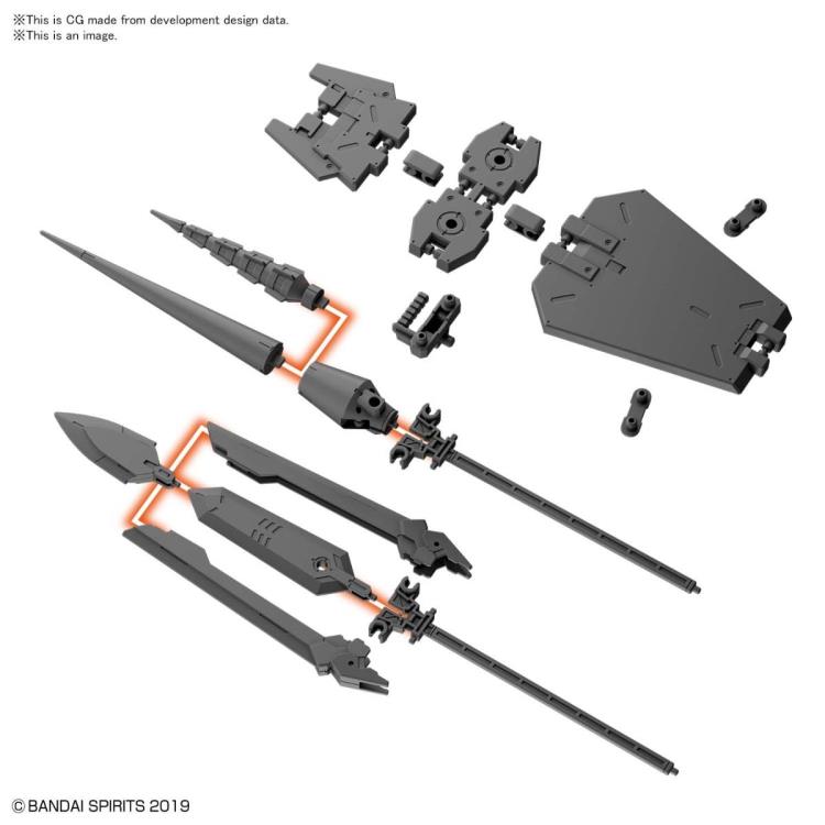 Bandai 30 Minutes Missions 30MM #W 09 1/144 Scale Model Kit - Option Part Set 3 for Custom Builds | Perfect for Gundam Enthusiasts & DIY Modelers | Great for Display, Collection, and Creative Customization