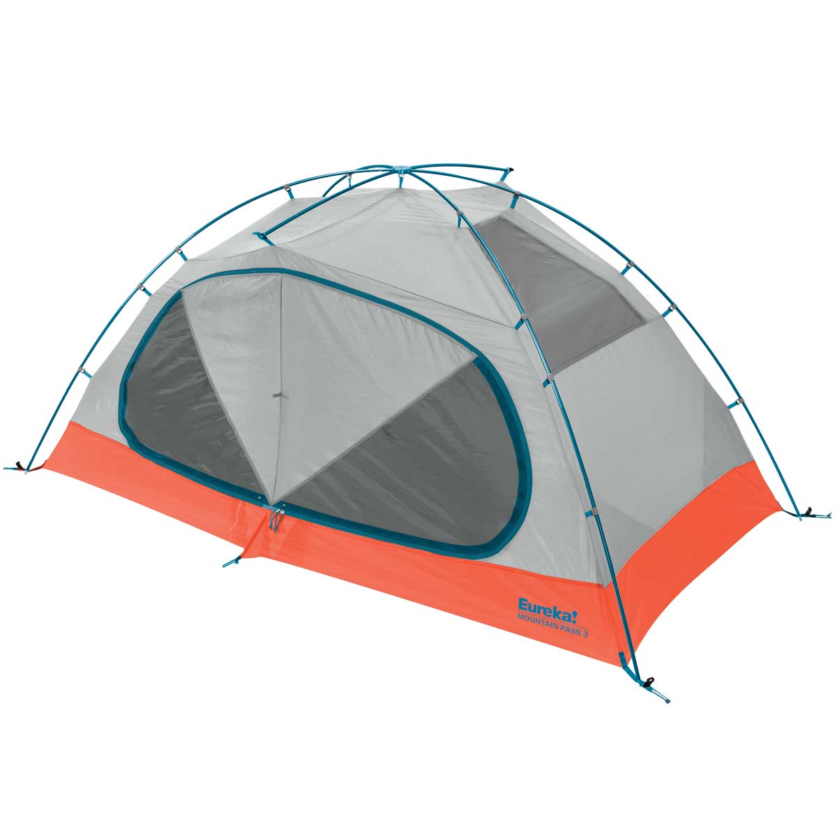 Eureka Mountain Pass 3 - Lightweight Backpacking Tent for Hiking & Camping | 3-Person Waterproof Tent with Easy Setup | Perfect for Outdoor Adventures, Family Camping & Backpacking Trips