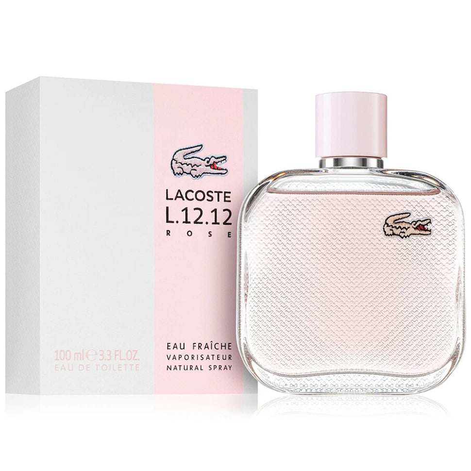 12.12 Rose Eau Fraiche 3.3 oz Eau de Toilette for Women - Floral Fresh Perfume for Daily Wear & Special Occasions