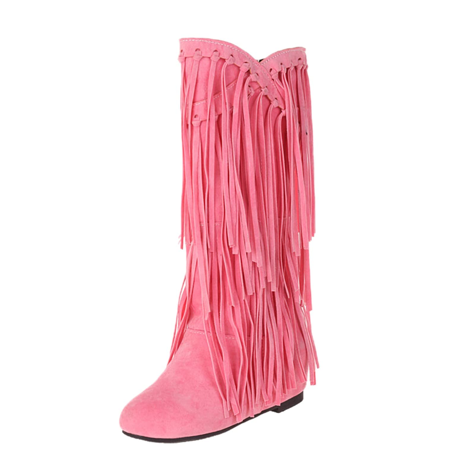 Gibobby Women's Embroidered Western Boots - Pointed Toe Low Heel Mid Calf Cowgirl Boots for Fall & Winter | Perfect for Country Rides, Festivals & Casual Outfits