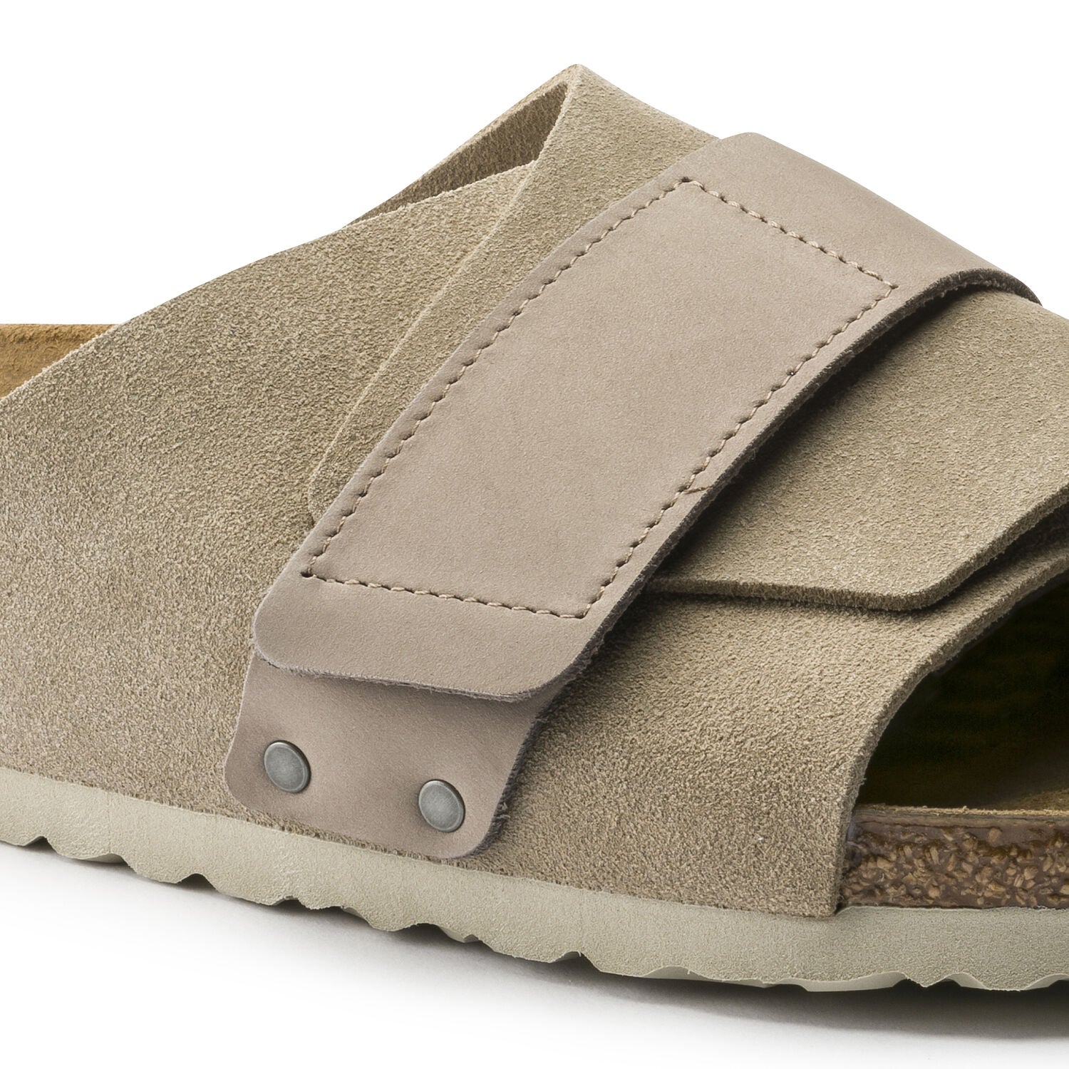 Birkenstock Kyoto Oiled Leather & Suede Sandals for Women - Comfortable Taupe Casual Footwear | Perfect for Summer, Beach, and Everyday Wear
