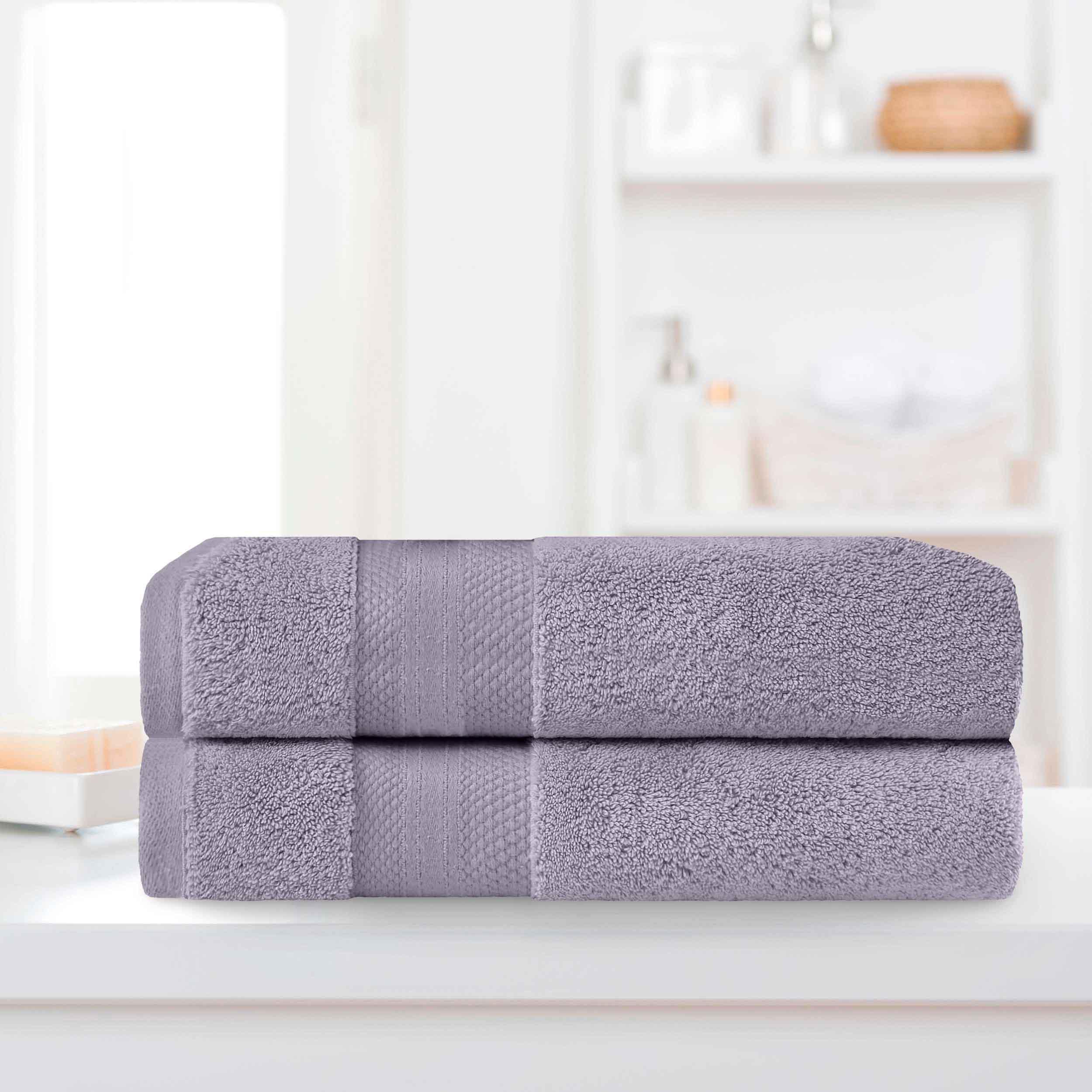 Premium Turkish Cotton Bath Towel Set - Ultra Soft & Absorbent 2-Piece Bath Sheets for Spa, Gym & Luxury Bathroom Use