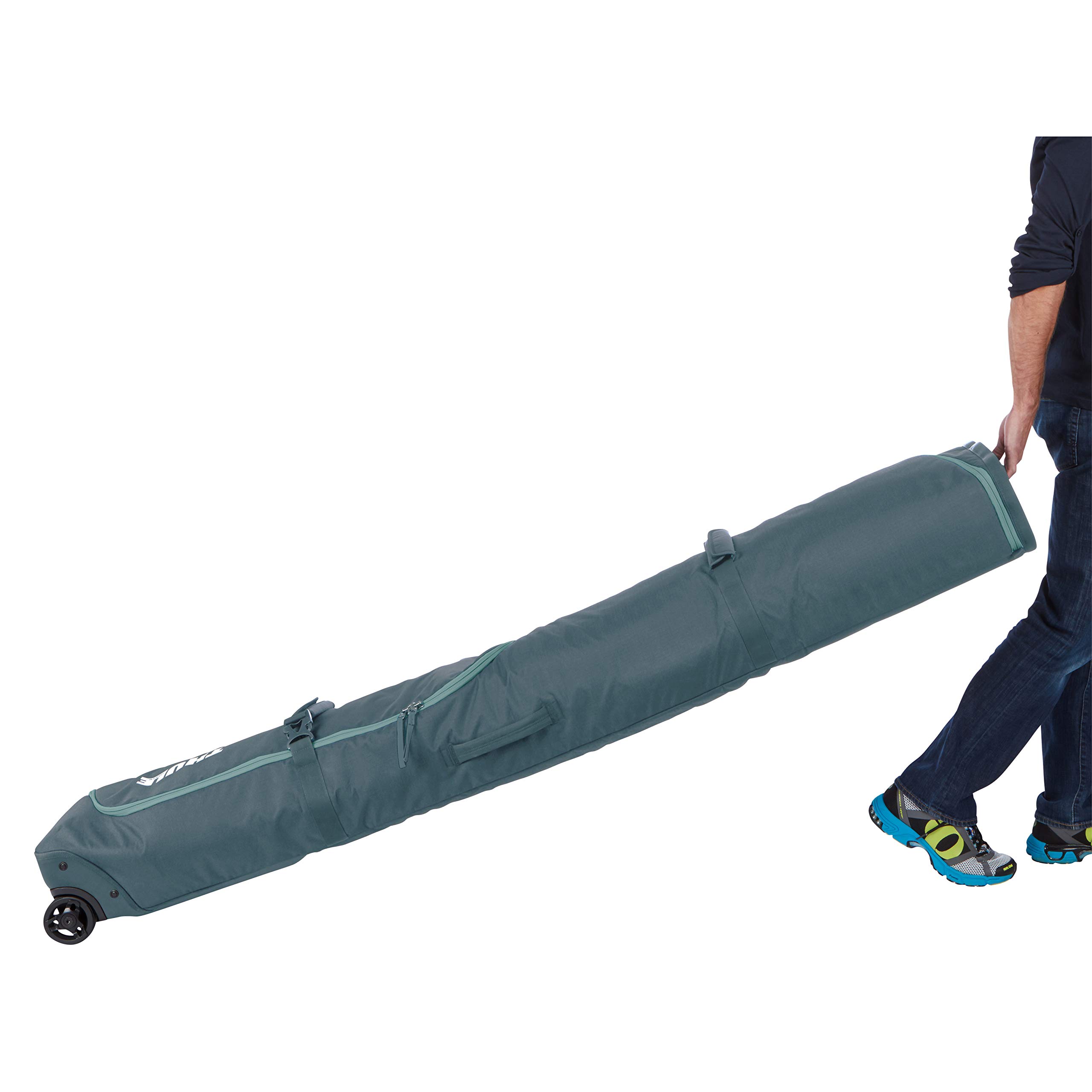 Thule RoundTrip Ski Bag - Durable Travel Ski Bag for Airplane & Car - Perfect for Ski Trips & Winter Vacations