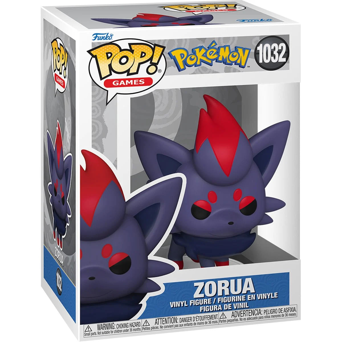 Funko Pop Pokemon Zorua 1032 Collectible Vinyl Figure - Perfect for Anime Fans & Pokemon Collectors - Great for Display, Gifts, and Gaming Room Decor