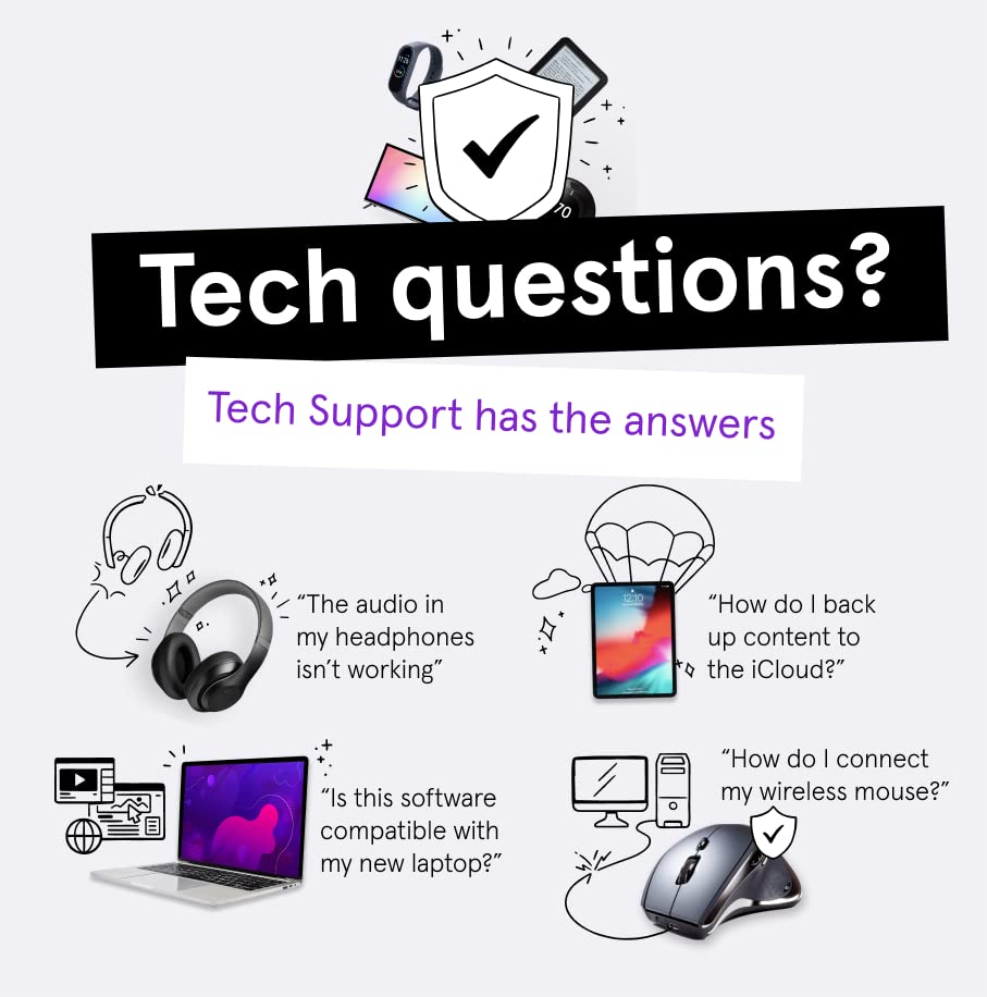 ASURION 2-Year Laptop Protection Plan for $60-$69.99 Devices | Accidental Damage & Theft Coverage | Perfect for Students, Professionals & Remote Workers