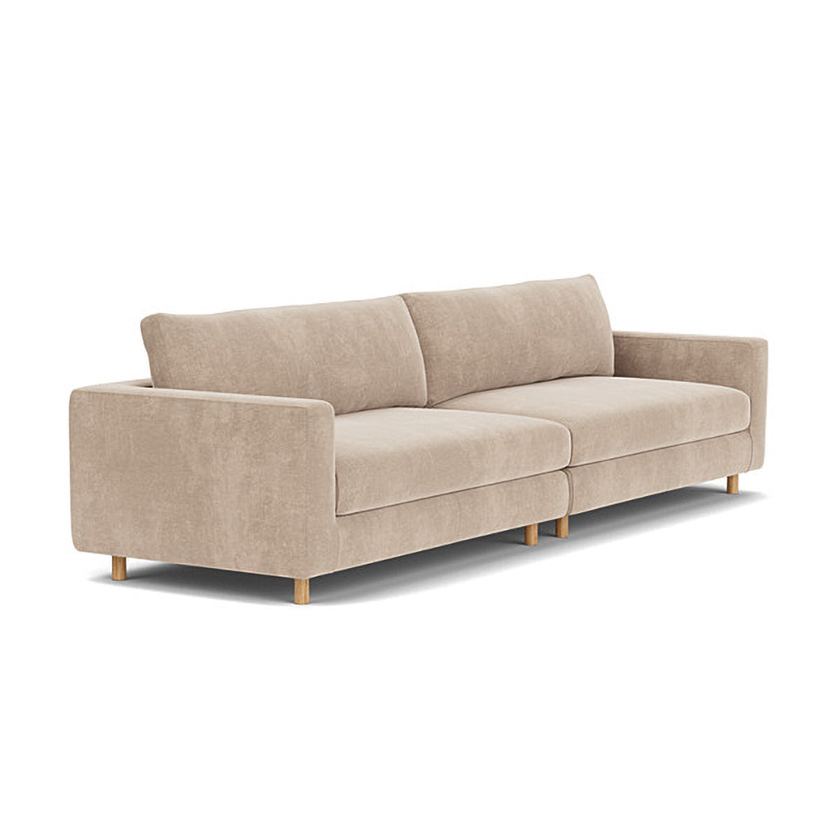 Stylish Dylan Fabric 4-Seater Sofa for Living Room - Comfortable Modern Couch for Home & Office Lounge