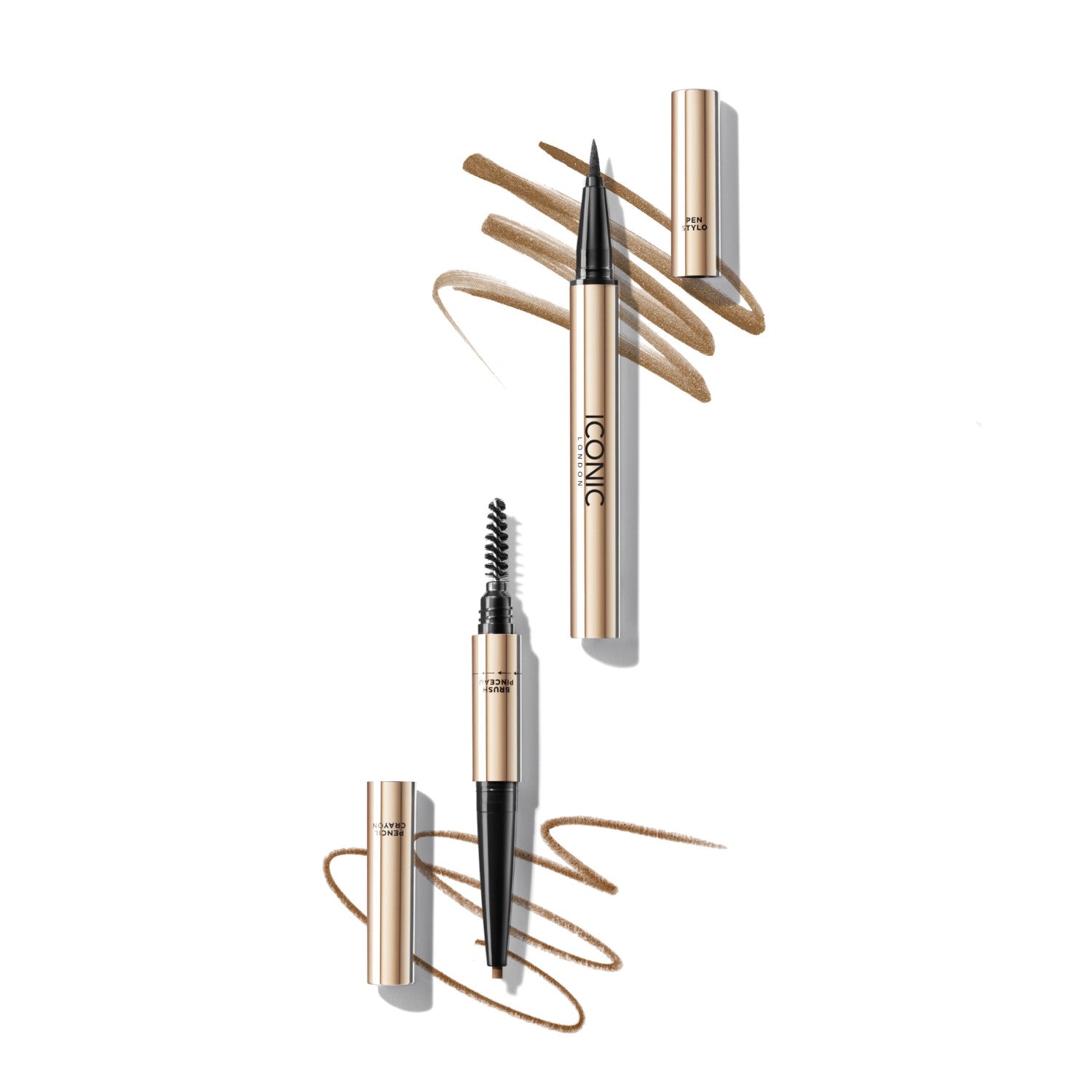Triple Precision Brow Definer - Ultra-Fine Eyebrow Pencil for Natural Brows - Perfect for Everyday Makeup & Professional Styling