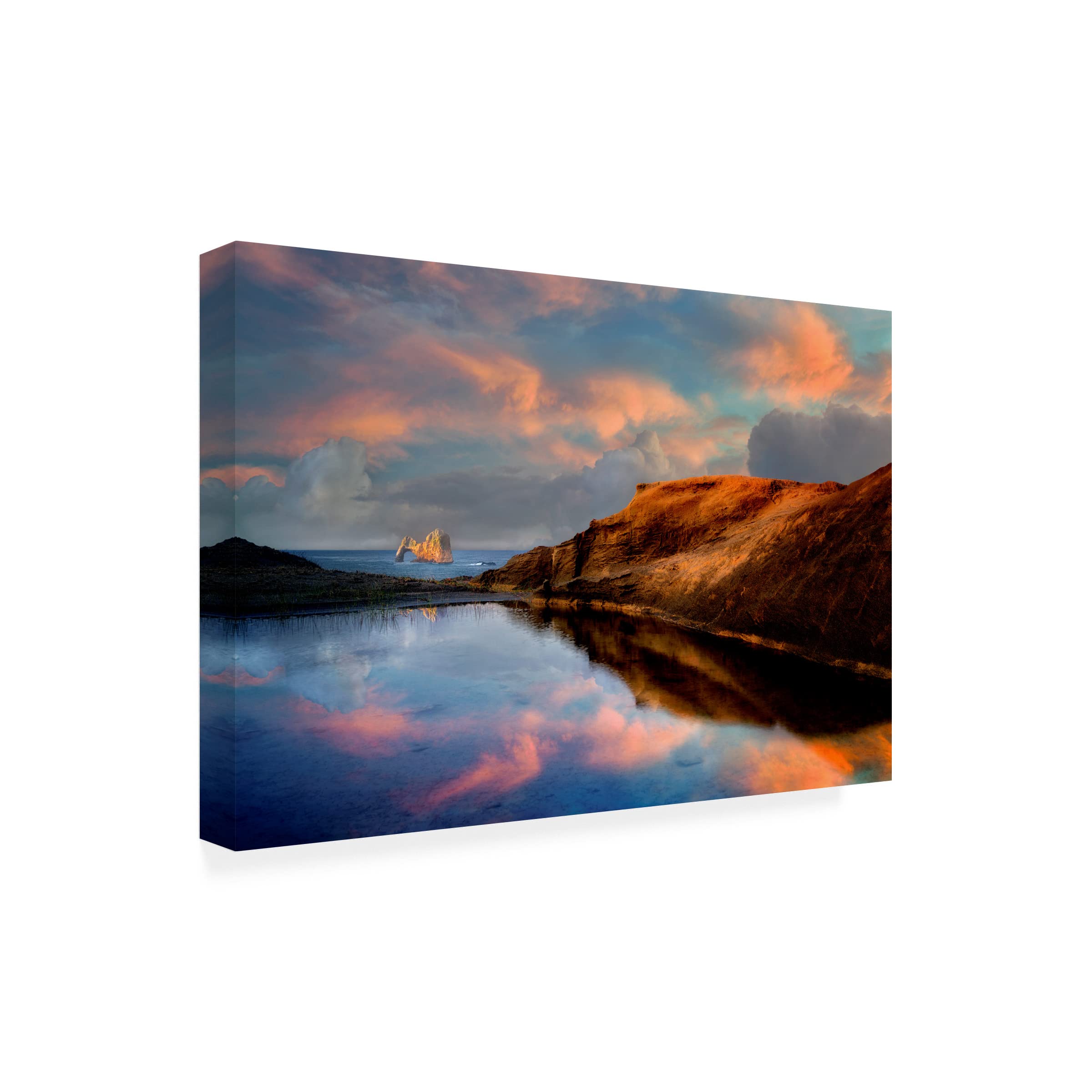 Dennis Frates 'Reflections 3' Canvas Wall Art Print - Modern Home Decor for Living Room, Bedroom & Office - High Quality Fine Art Reproduction