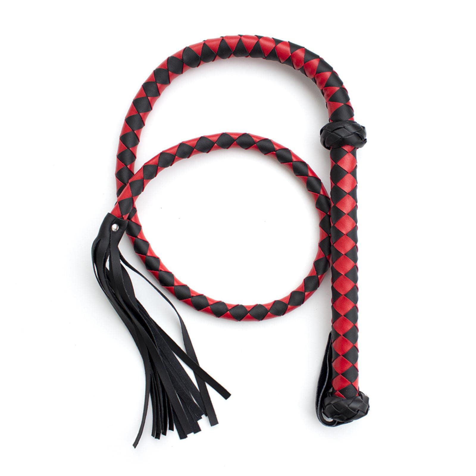 Premium PU Leather BDSM Whip - Adult Bondage Spanking Flogger for Couples, Sensual Fetish Toy for Women & Men - Perfect for Role Play, BDSM Scenes & Intimate Exploration