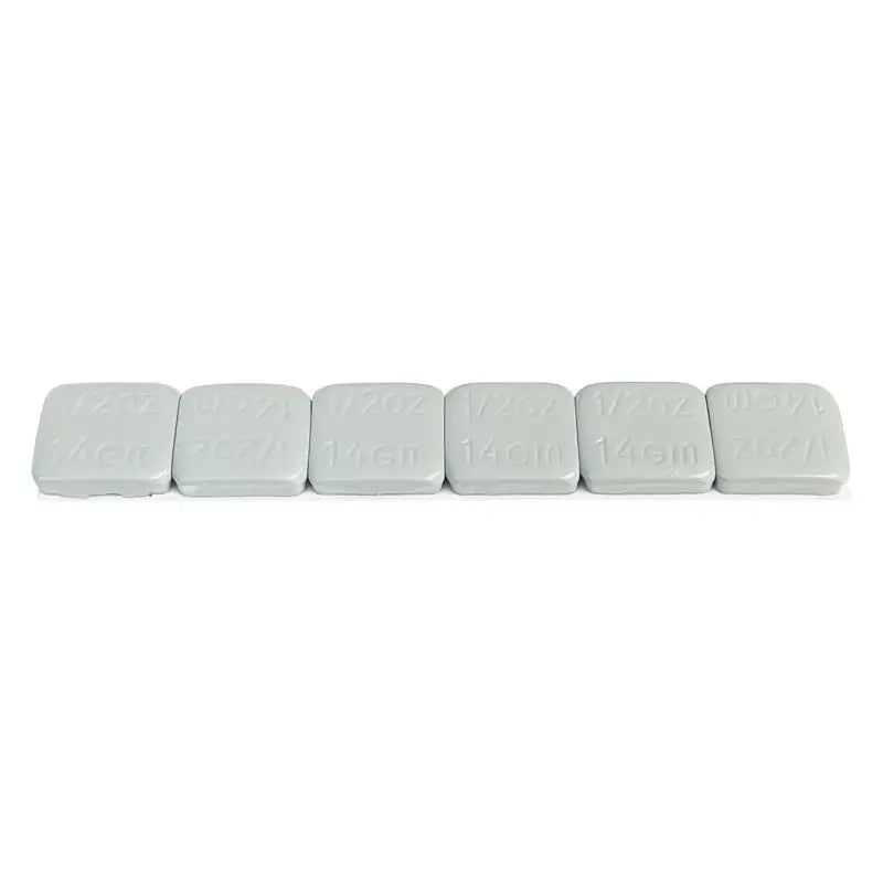 1/2 oz Grey Adhesive Wheel Weights for Cars & Trucks - 312pcs Steel Stick-On Balancing Weights - Perfect for Auto Repair Shops & DIY Tire Balancing