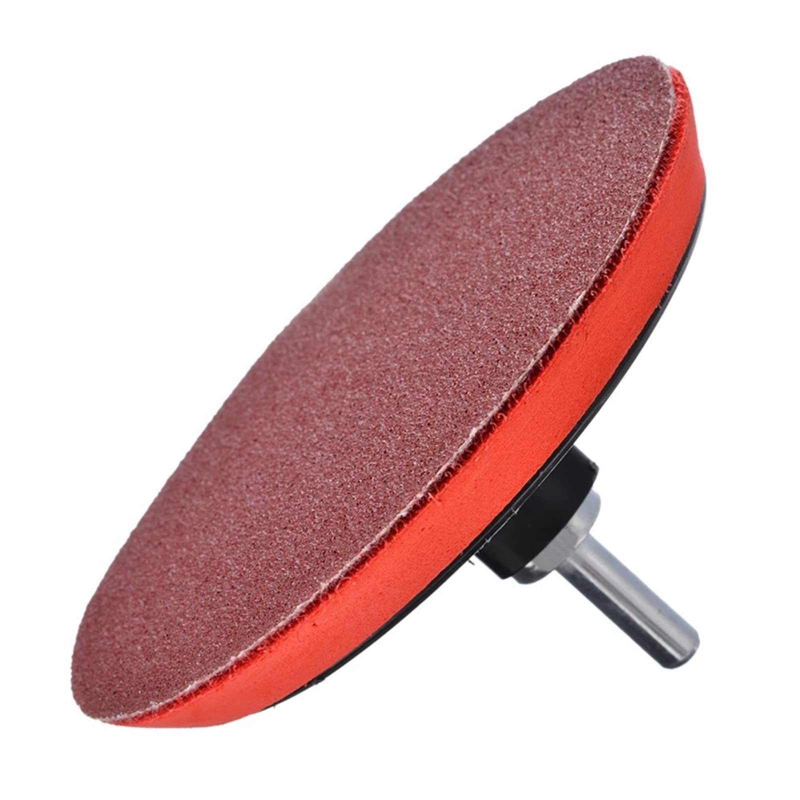 125mm Hook & Loop Backing Pad with Abrasive Sanding Discs - 80 Grit Angle Grinder Sandpaper for Rotary Sander Tool - Perfect for Woodworking, Metal Polishing & Surface Preparation