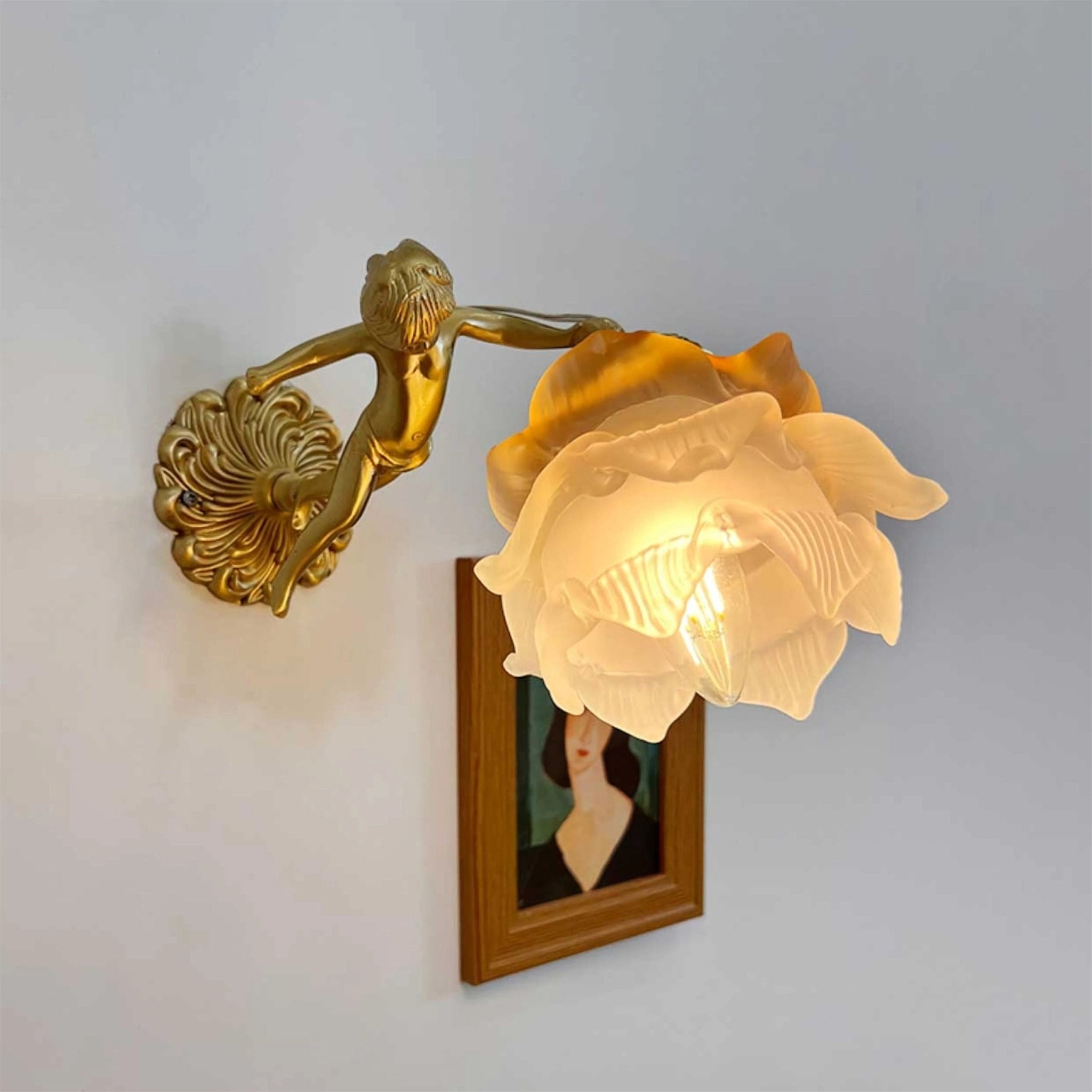 Flying Angel Wall Light - Elegant LED Night Light for Bedroom, Nursery, Kids Room - Perfect for Decor, Gift & Relaxing Ambiance