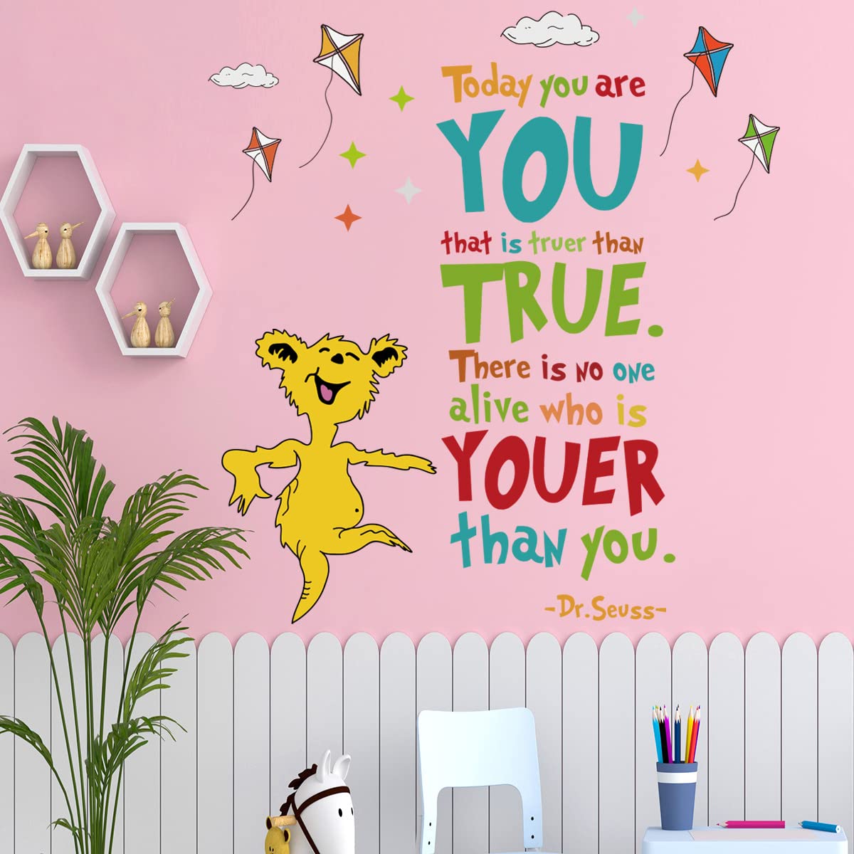 Inspirational Wall Decals for Kids & Teens - Motivational Quote Stickers, Removable Learning Decor for Bedroom, Nursery & Classroom - Peel & Stick Wall Art for Positive Education & Home Decor