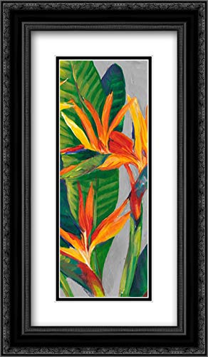 Black Ornate Wood Frame with Double Matting