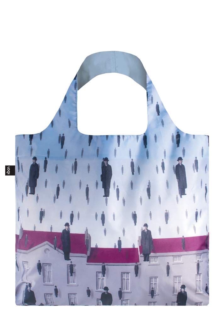 LOQI RENÉ MAGRITTE Museum Collection Tote Bag - Lightweight Reusable Shopping Bag for Groceries, Books & Daily Essentials | Art Lover Gift & Eco-Friendly Fashion Accessory