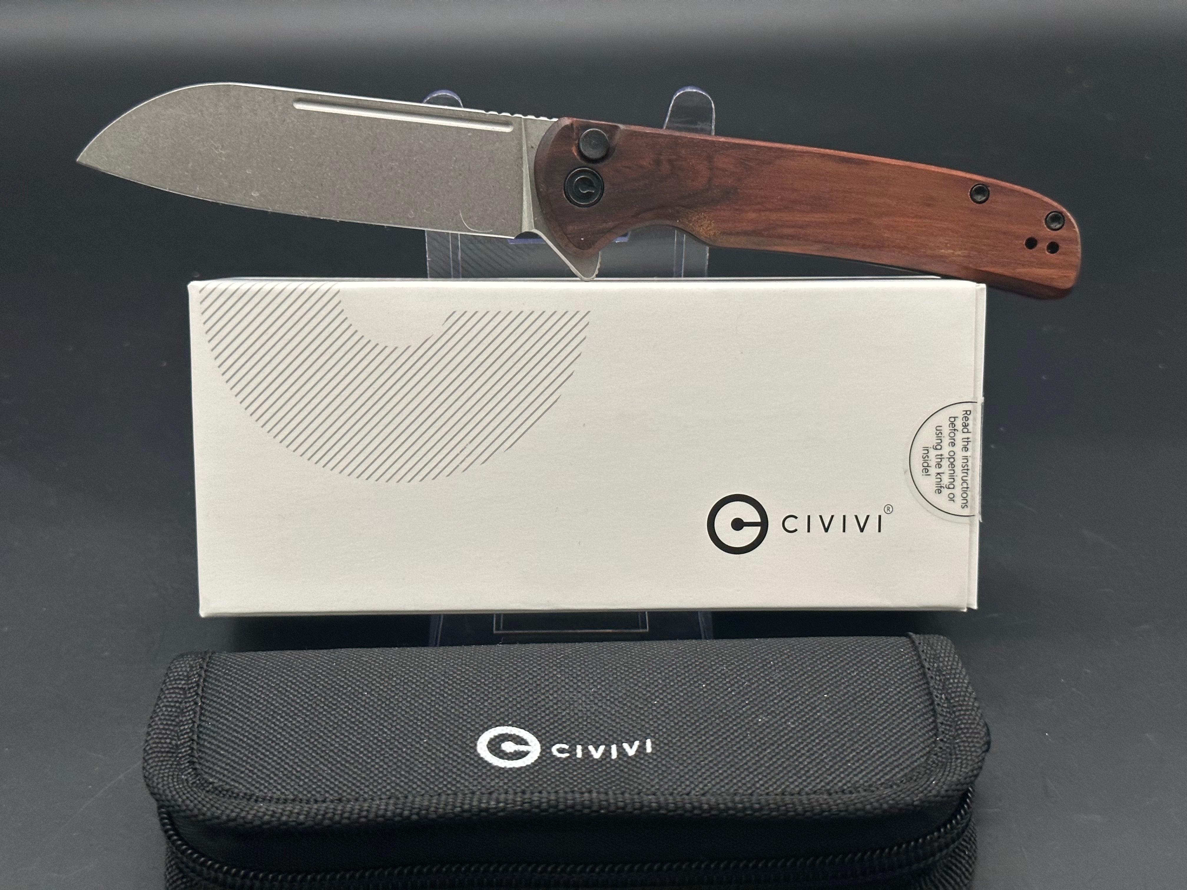 Civivi Chevalier Folding Pocket Knife - 14C28N Stainless Steel Blade, Lightweight & Durable EDC Knife for Camping, Hiking, and Outdoor Adventures