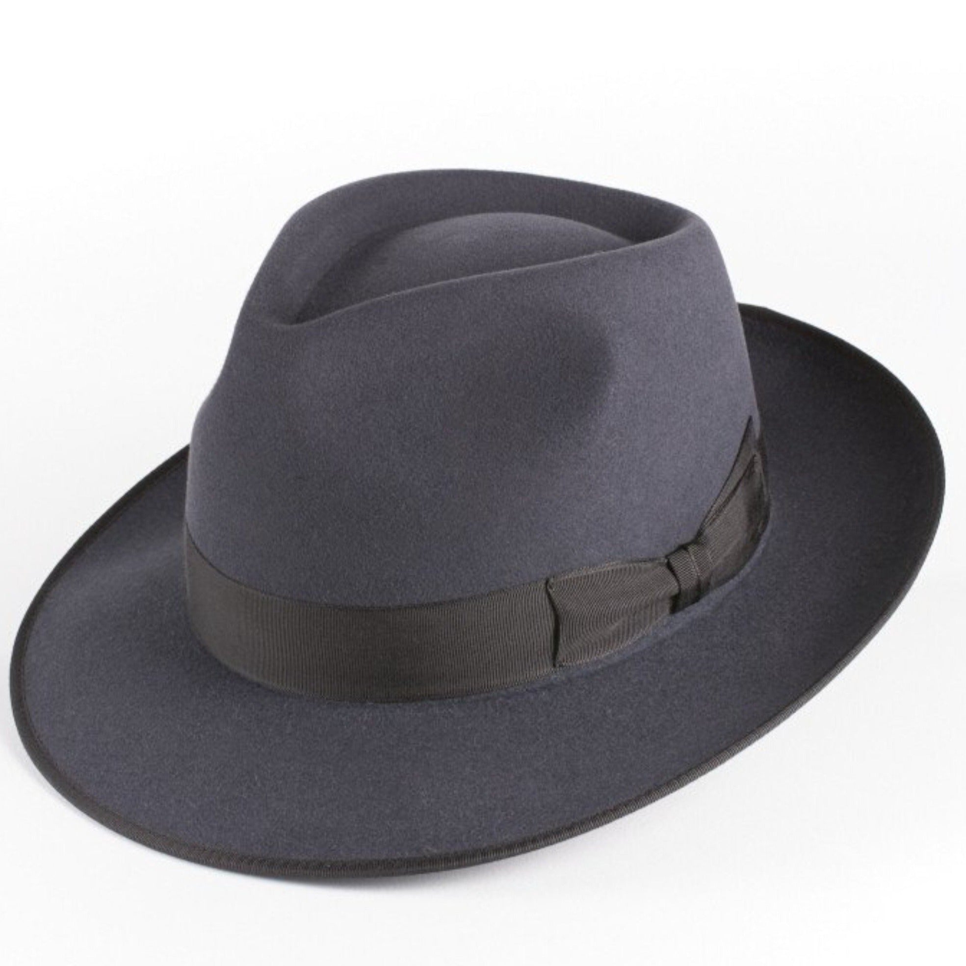 Akubra Stylemaster Carbon Grey Felt Outback Hat - Classic Australian Bush Hat for Men & Women - Perfect for Outdoor Adventures, Travel, and Country Wear
