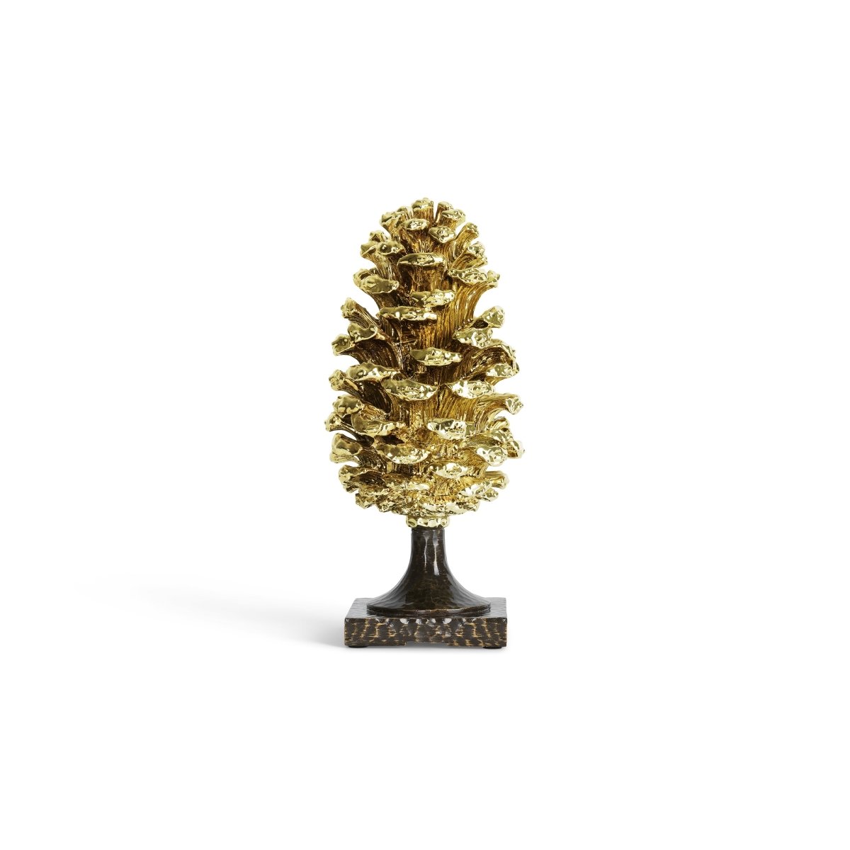 Festive Pine Cone Stocking Holder for Christmas - Rustic Holiday Decor for Fireplace Mantel and Home Decorations