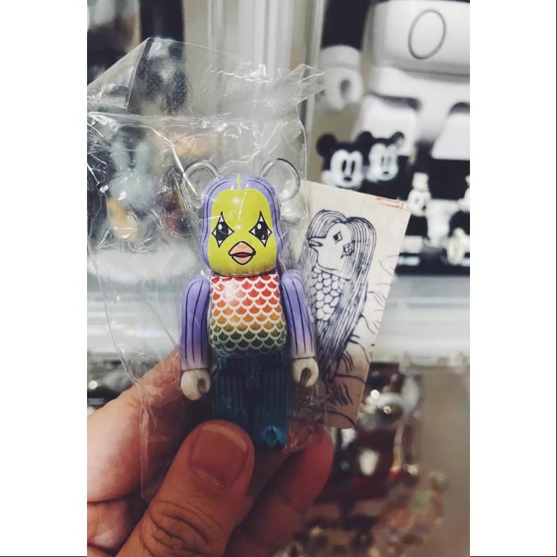Bearbrick Series 41 HORROR Sea Monster Amabie Bear 100% Collectible Figure - Perfect for Anime Fans, Toy Collectors & Home Decor Display