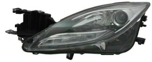 DEPO Mazda 6 Headlight Assembly - Driver Side Left Hand (LH) Halogen Replacement Part GEG1510L0E MA2518141 - Perfect for Night Driving & Vehicle Restoration