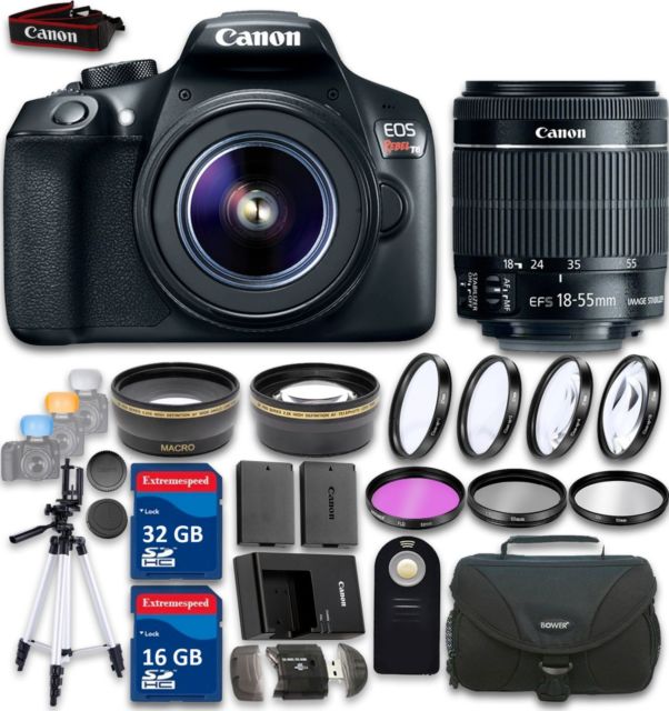 Canon EOS Rebel T6/2000D DSLR Camera with 18-55mm Lens Kit - Perfect for Beginners, Photography Classes & Travel Photography