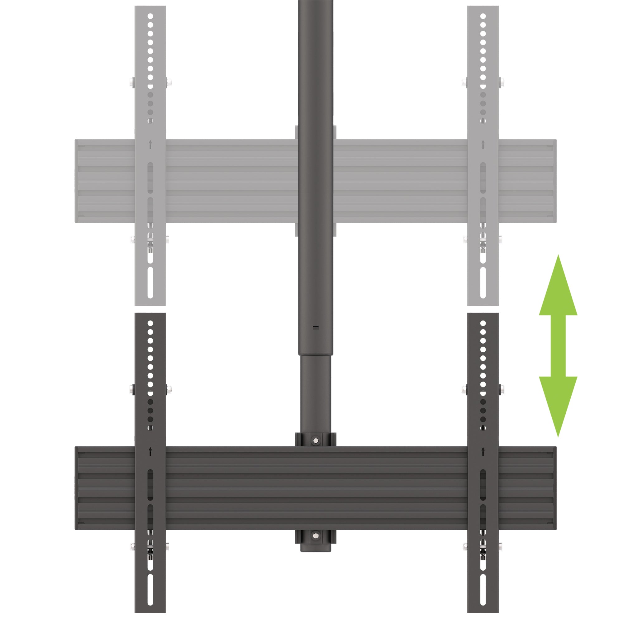 Kanto CM600G Full Motion Outdoor Ceiling Mount for TV - Adjustable Tilt Swivel Articulating Arm for Patio, Deck, and Covered Outdoor Spaces