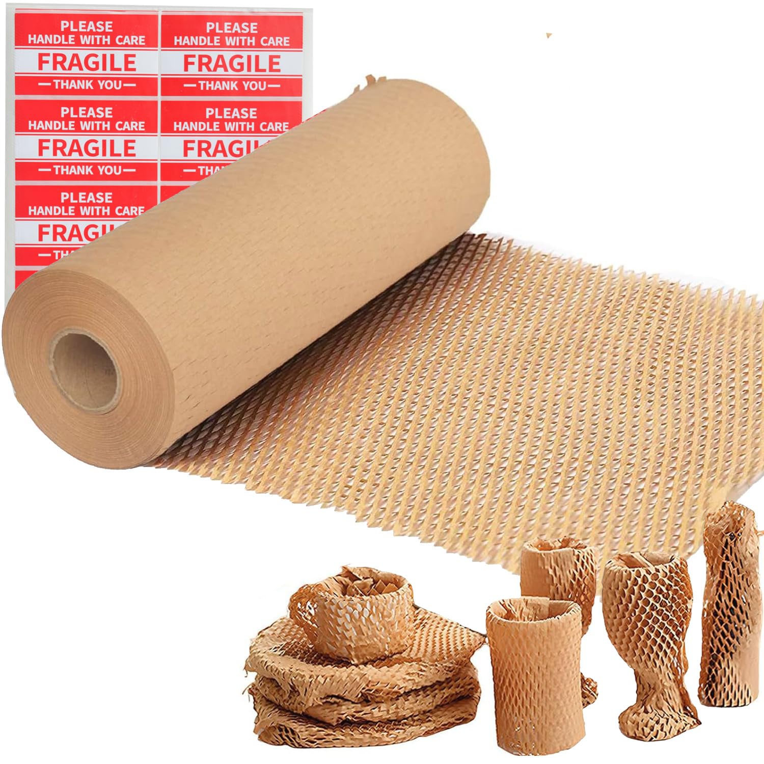 Eco-Friendly Honeycomb Packing Paper Roll 12