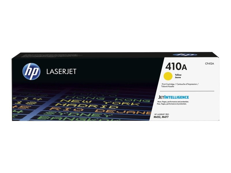 Original HP 410A Yellow Toner Cartridge for HP LaserJet Pro M377, M477, M452 Series Printers - High Yield Replacement for Home & Office Printing Needs