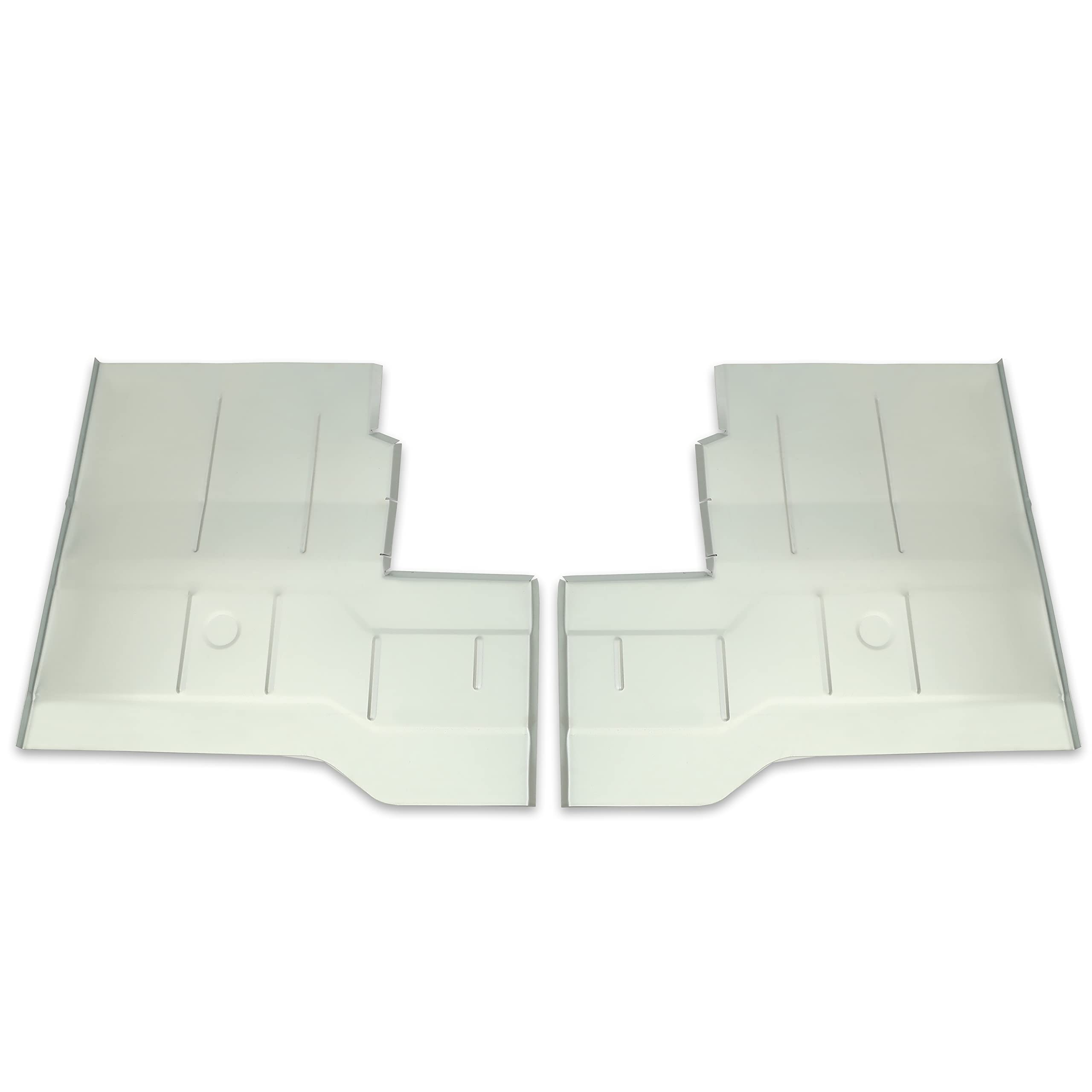 KUAFU Galvanized Floor Pans Replacement - Compatible with 1976-1986 Jeep CJ7, CJ8, CJ Scrambler & YJ Wrangler - Front & Rear Set of 4 Pieces - Rust Protection for Off-Road Adventures & Classic Jeep Restoration