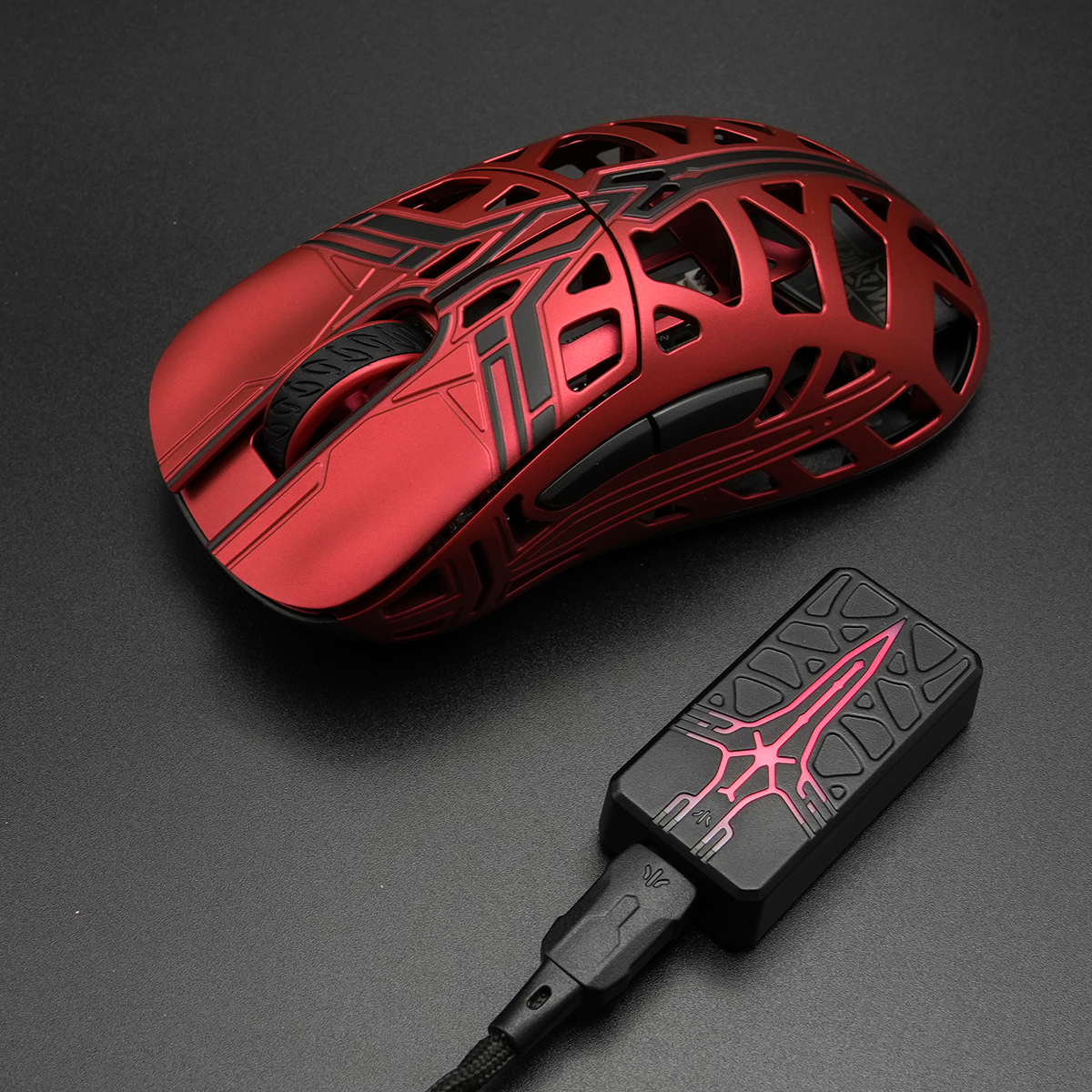 Sword X Magnesium Gaming Mouse - Lightweight Wired/Wireless Ergonomic Mouse for PC Gaming, FPS, MMO, eSports - Perfect for Competitive Gaming & Long Sessions