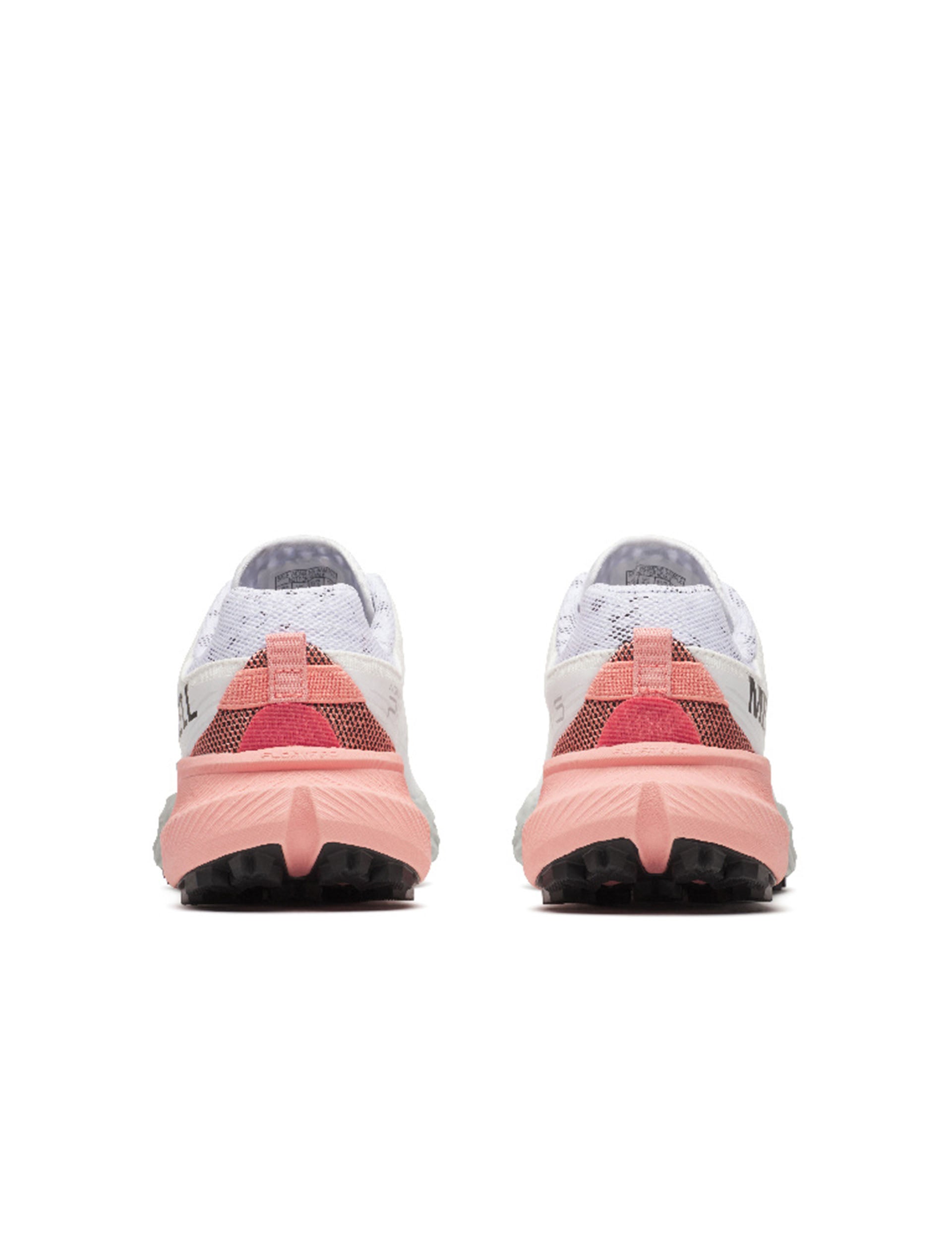 Agility Peak 5 Running Shoes - White/Soft Coral - Lightweight Trail Running & Hiking Shoes for Men & Women - Perfect for Outdoor Adventures & Gym Workouts