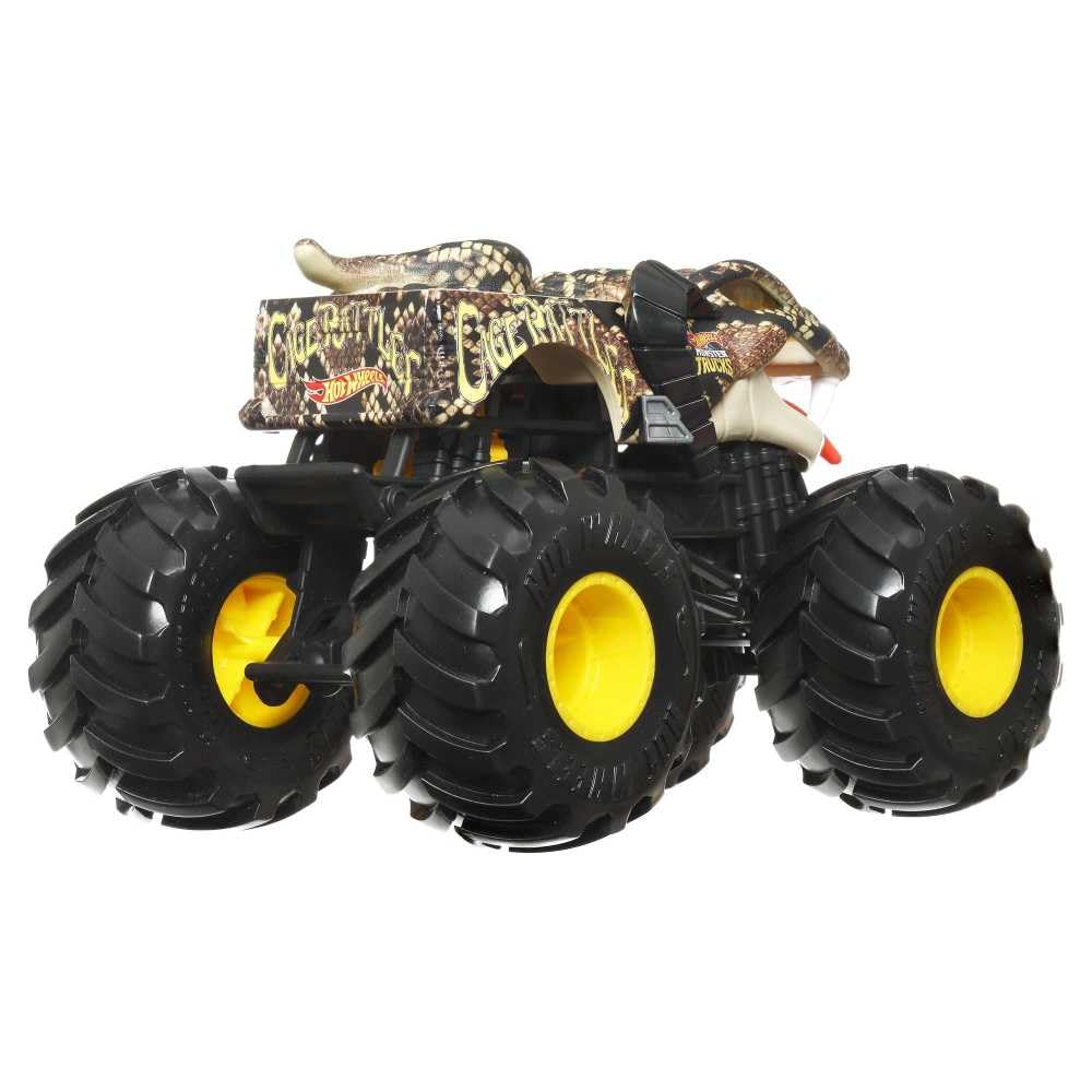 Hot Wheels Monster Trucks Oversized 2023 Cage Rattler - Die-Cast Toy Car for Kids & Collectors | Durable & High-Speed Racing Action | Perfect for Playtime, Birthday Gifts & Display Collections
