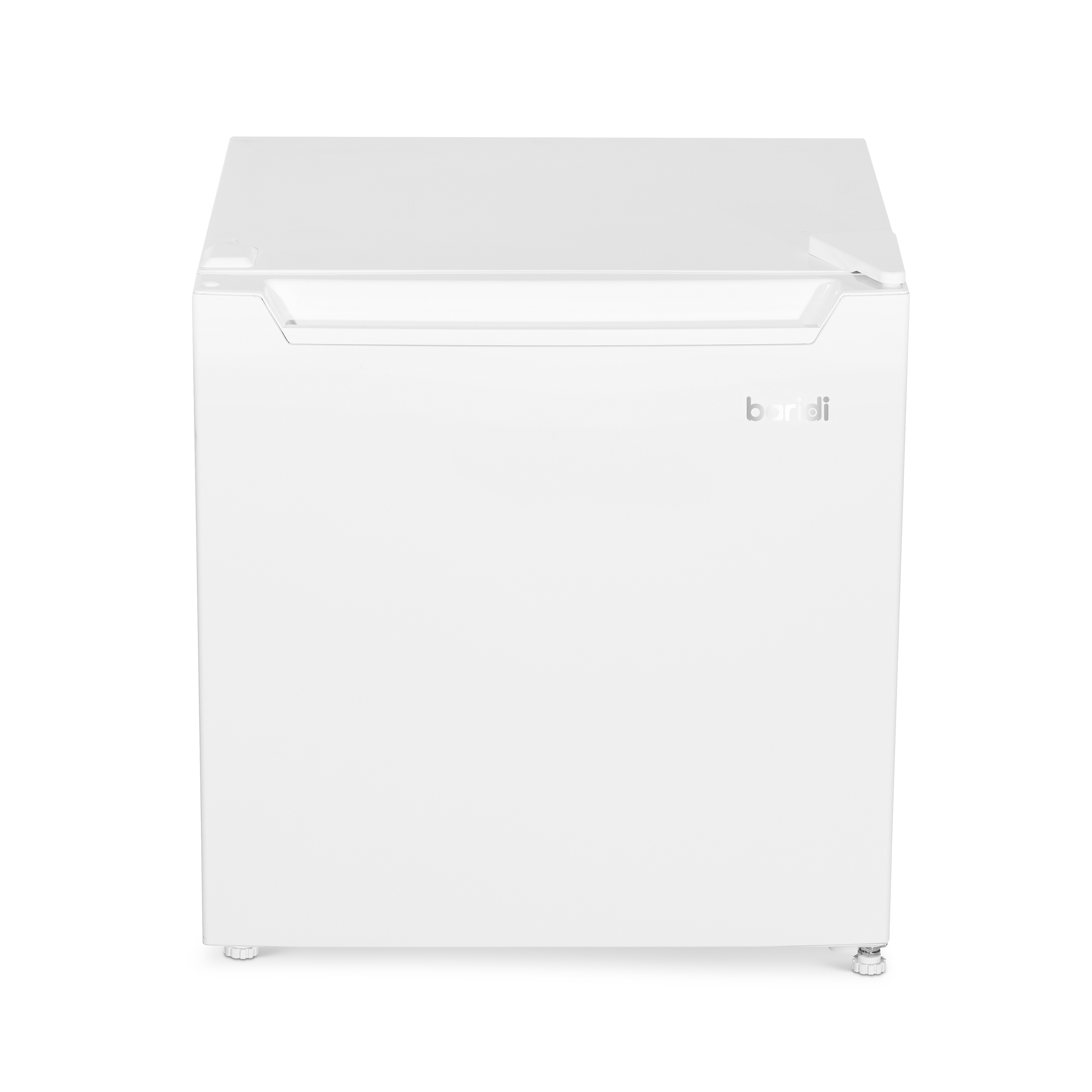 Baridi 31L Mini Tabletop Fridge Freezer with Reversible Door - Compact White Refrigerator for Bedroom, Office, Dorm & Small Spaces - Perfect for Drinks, Snacks & Beauty Products Storage