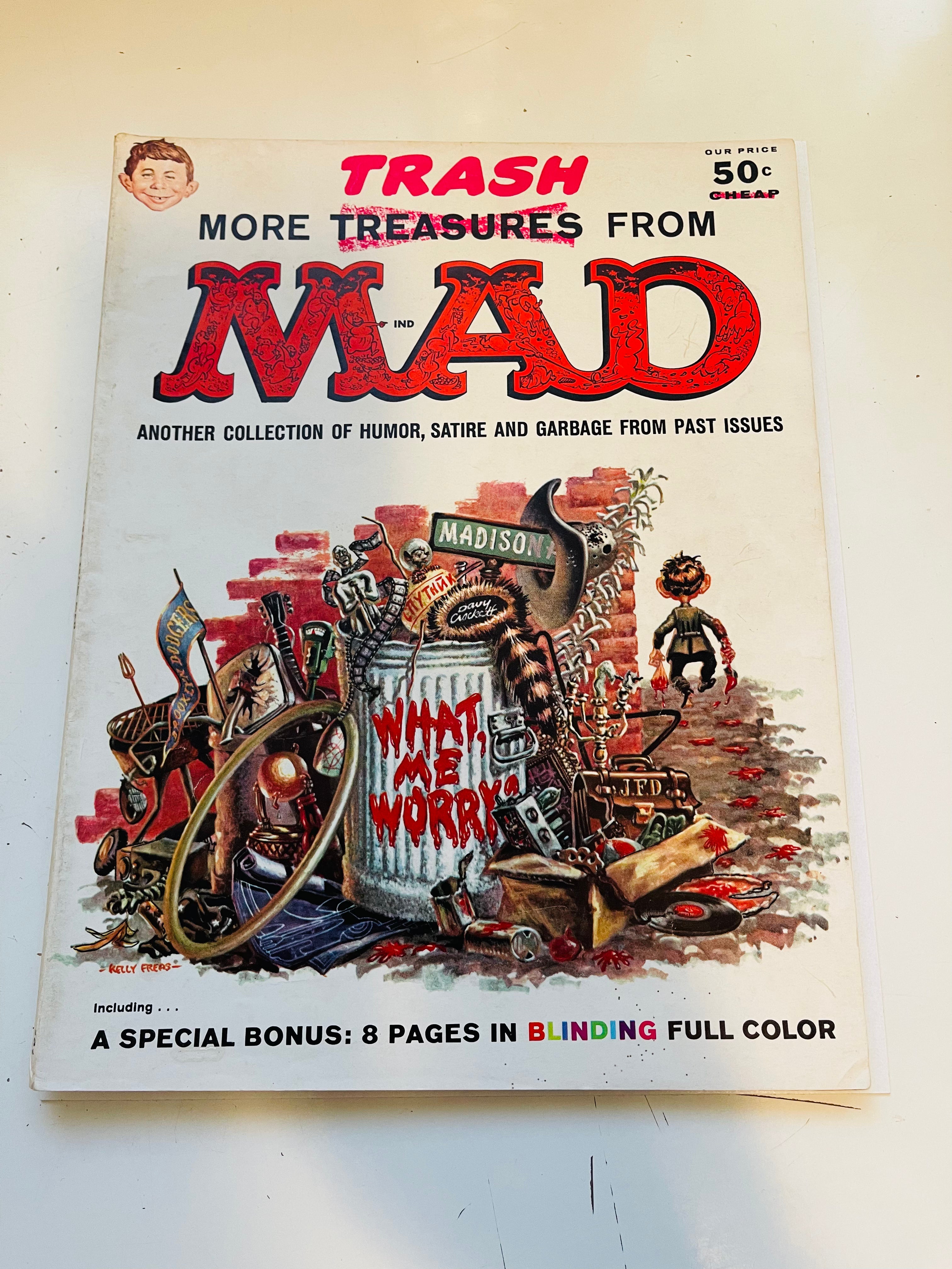 Mad Magazine Rare First Annual Issue 1958 with Comic Insert Book - Vintage Collectible for Comic Fans & Nostalgic Gift Idea
