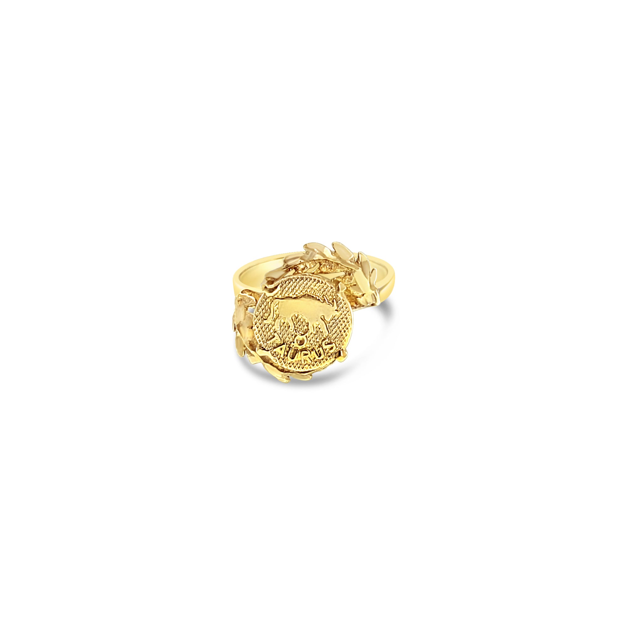 Taurus or Sagittarius Zodiac Gold Ring - 14K Solid Gold Astrology Jewelry for Women & Men - Perfect Birthday Gift & Zodiac Sign Accessory for Daily Wear