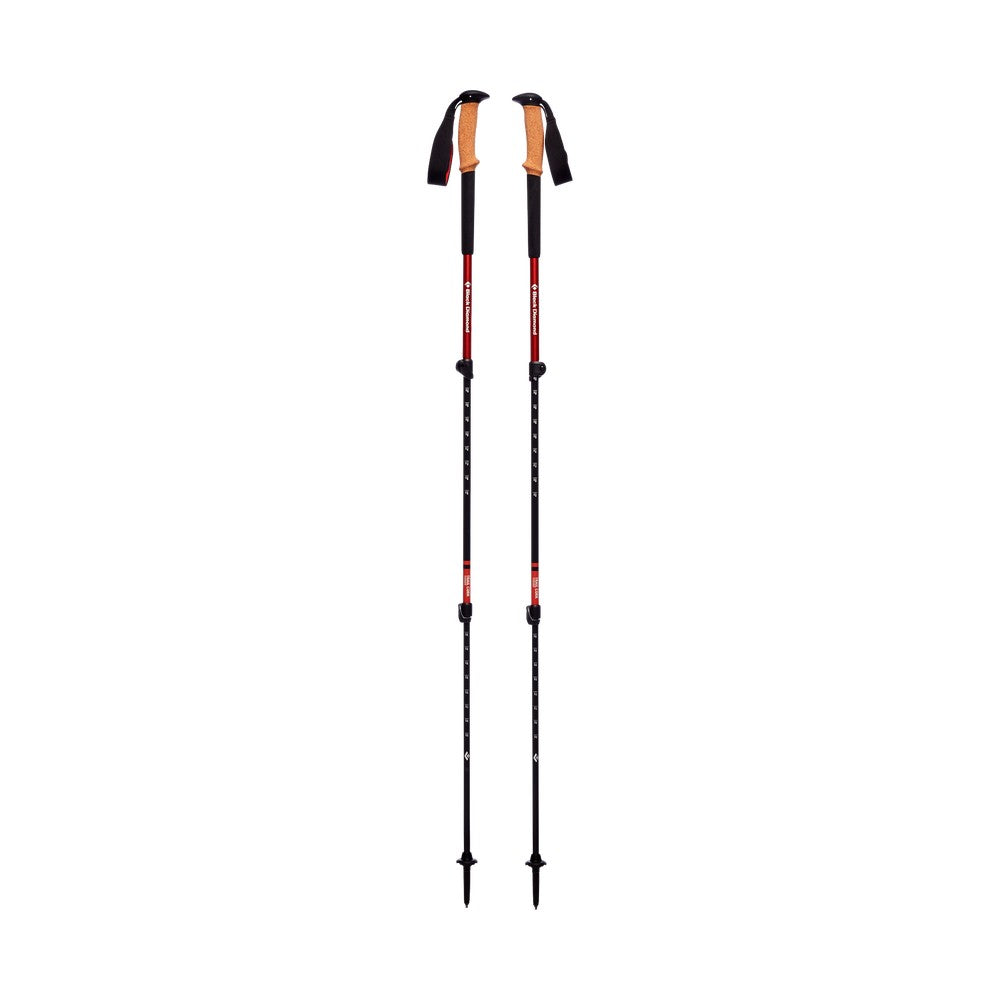 Black Diamond Trail Cork Trekking Poles - Lightweight Hiking Sticks for Men with Comfortable Cork Grips - Perfect for Mountain Climbing, Backpacking & Outdoor Adventures
