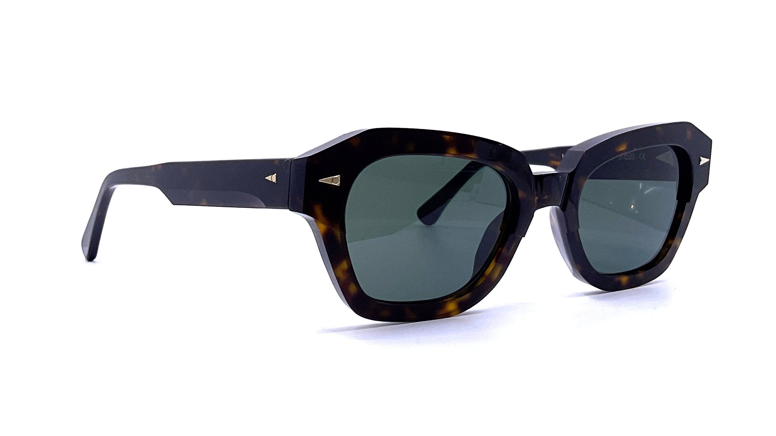 Ahlem Les Halles Sunglasses - Dark Tortoise Frame with UV Protection - Perfect for Outdoor Activities, Travel, and Fashion Accessories