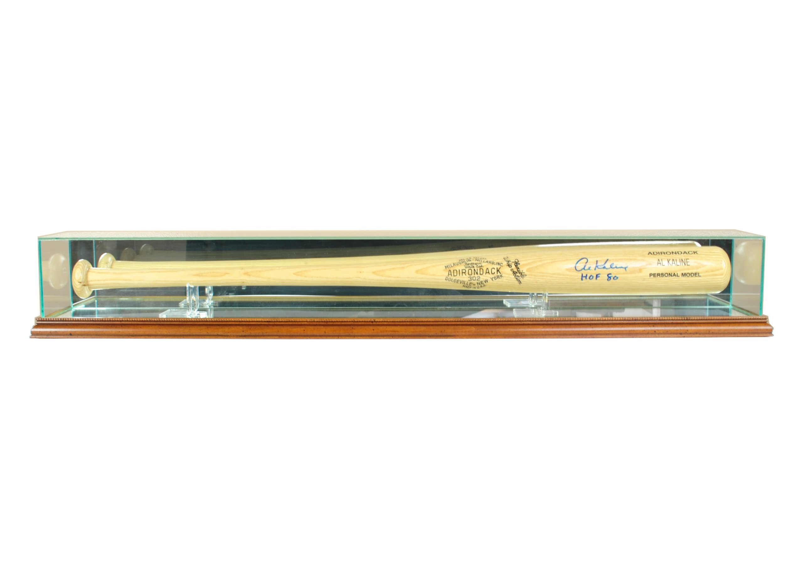 MLB Glass Baseball Bat Display Case - Shatterproof Acrylic Showcase for Collectibles - Perfect for Home, Office, or Sports Memorabilia Display