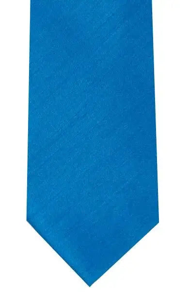 Classic LA Smith Plain Shantung Silk Tie for Men - Perfect for Weddings, Business Meetings & Formal Occasions