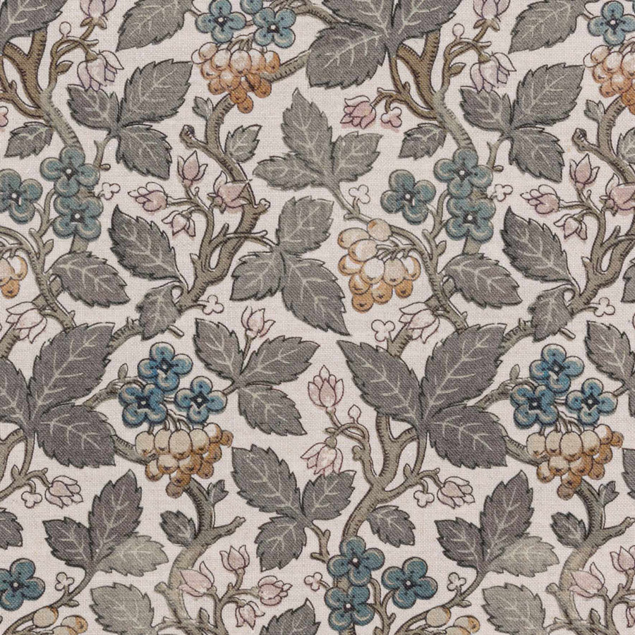 Briar Linen Fabric - Vintage Blue Color Samples for DIY Upholstery, Home Decor & Craft Projects
