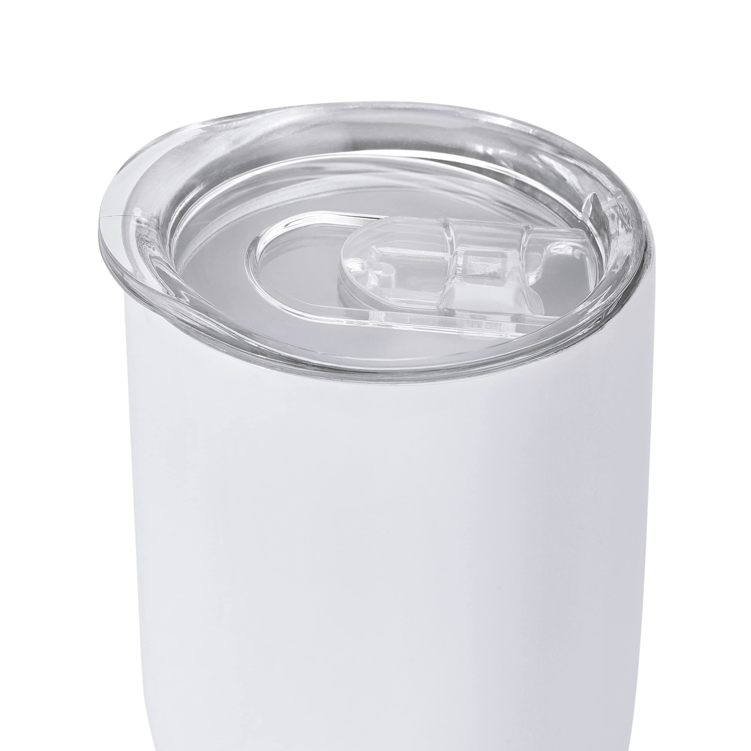 Makerflo 12 oz Straight Wine Sublimation Blank Tumbler - Pack of 25 with Lids | DIY Craft Ready for Sublimation, Epoxy, UV DTF, Vinyl & Laser Engraving | Perfect for Personalized Gifts, Party Favors & Custom Drinkware for Weddings, Birthdays & Corporate Events