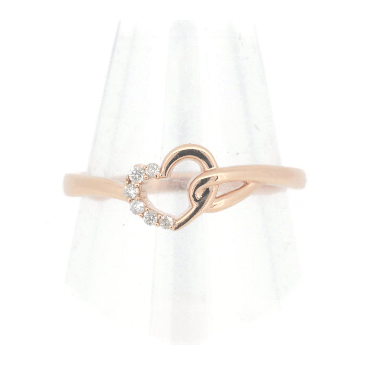 4℃ Diamond K10PG Ring - Elegant 10K White Gold Princess Cut Diamond Ring for Women | Perfect for Engagement, Wedding, Anniversary & Special Occasions