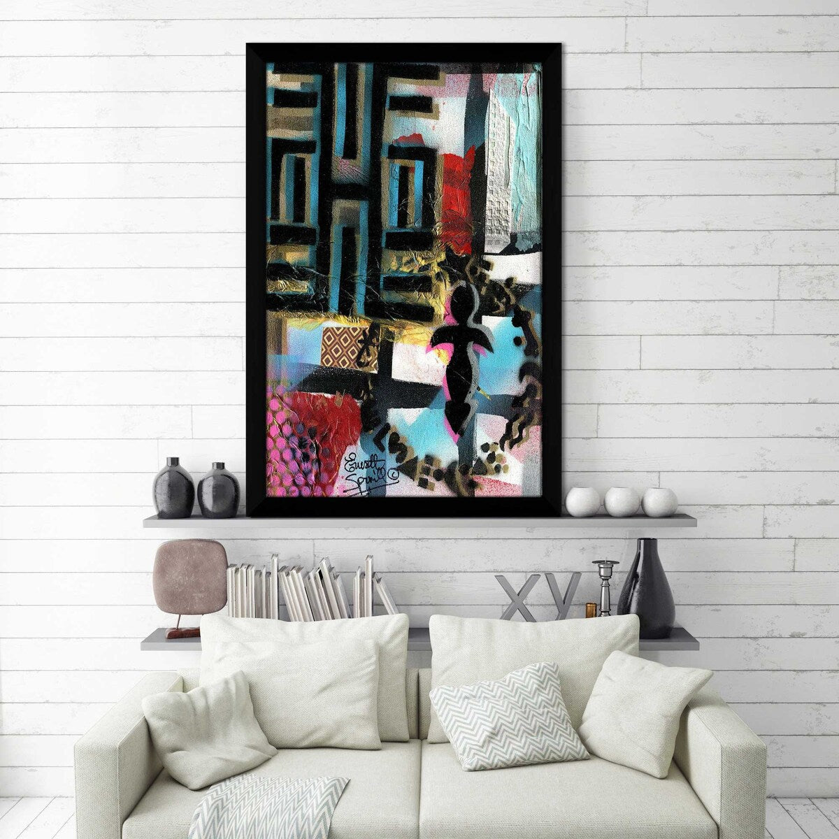 Abundance II Vertical Acrylic Wall Art Print - Modern Home Decor for Living Room, Bedroom & Office