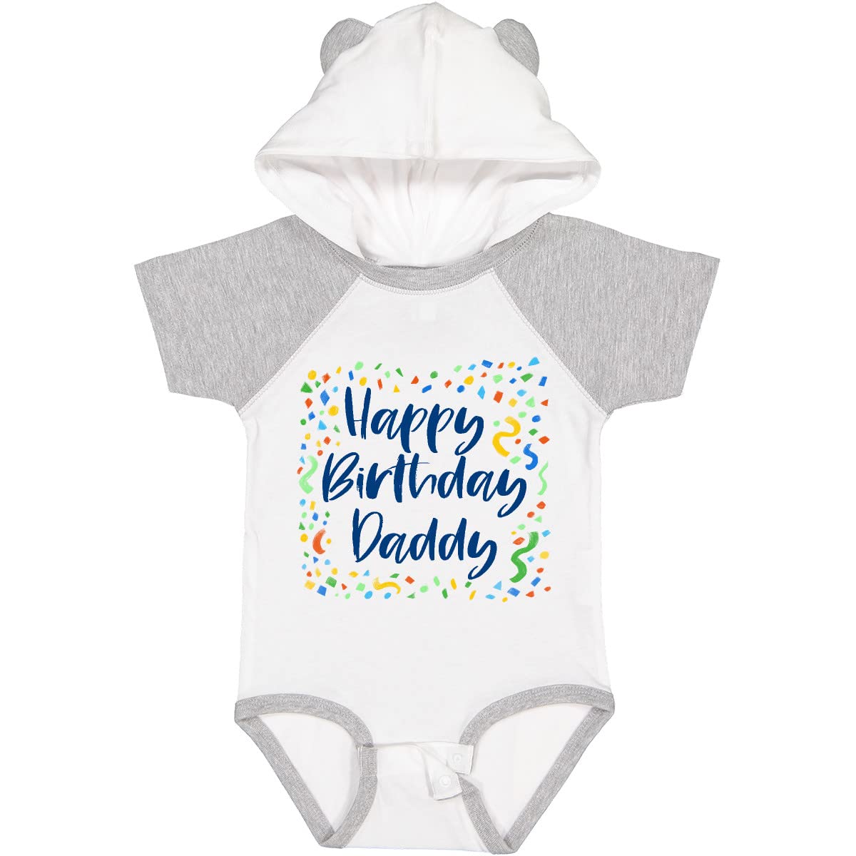 Inktastic Happy Birthday Daddy Baby Bodysuit - Cute Outfit for Newborns & Infants - Perfect for Birthday Parties, Photo Shoots & Family Celebrations