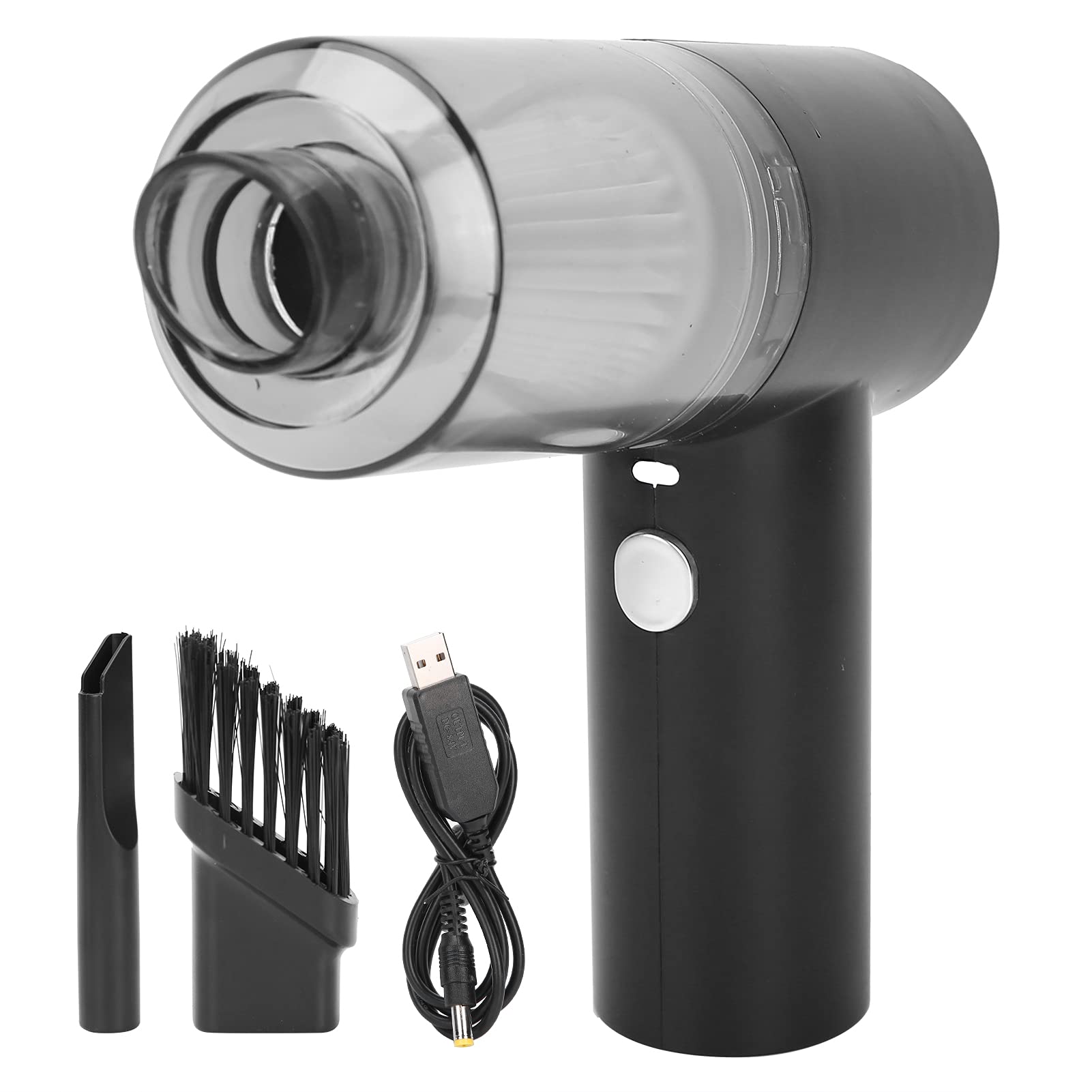 **Sonew Handheld Vacuum Cleaner - Mini Cordless Rechargeable Vacuum with Transparent Storage | Portable & Lightweight for Home, Office, Salon, Barber, Car, Pet Hair | Perfect for Quick Cleanups & Small Spaces**