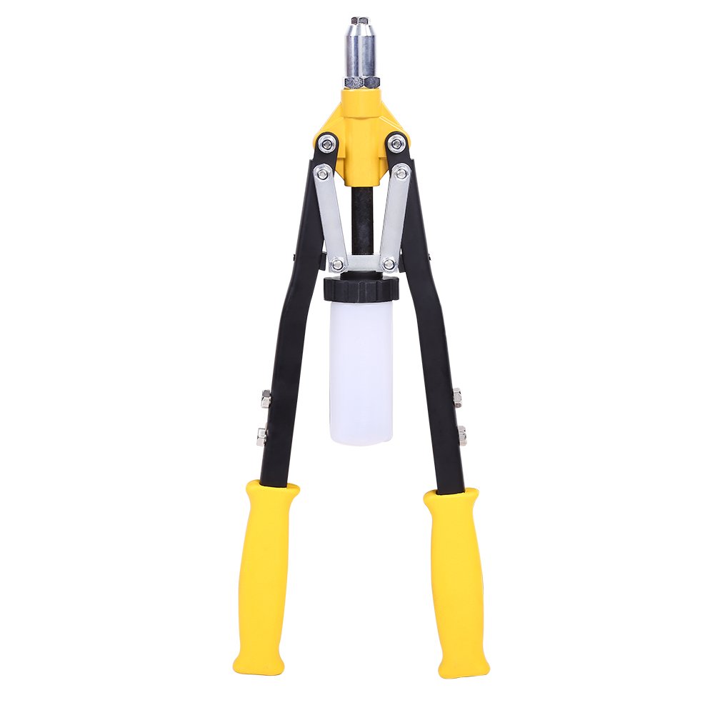 Heavy Duty Professional Rivet Gun Kit - Blind Riveter Tool with 2.5mm-6mm Mandrels for Metal, Wood & DIY Projects | Industrial Strength Hand Riveter for Construction, Automotive & Home Repairs