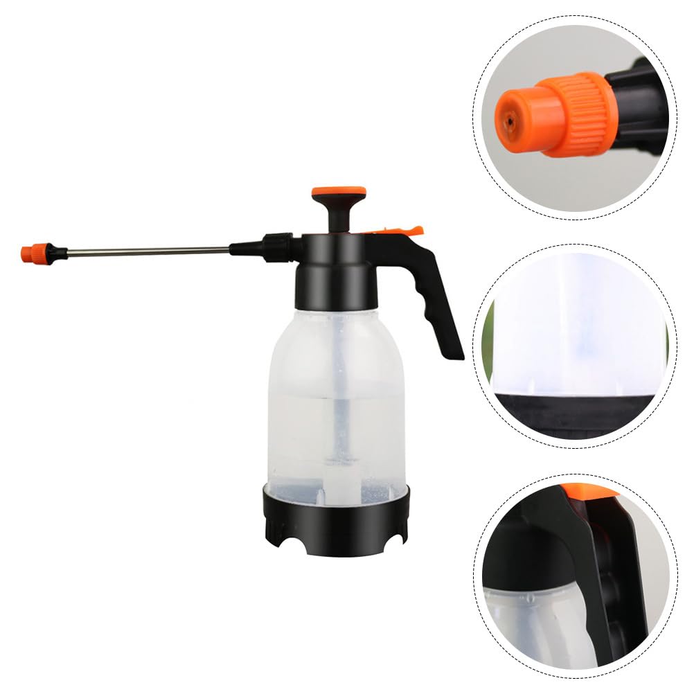 Yardwe 1pc Manual Water Pump Sprayer - Portable Pressure Spray Bottle for Plants, Flowers, Car Wash, Gardening & Cleaning | Fine Mist Refillable Plastic Watering Can for Indoor/Outdoor Use